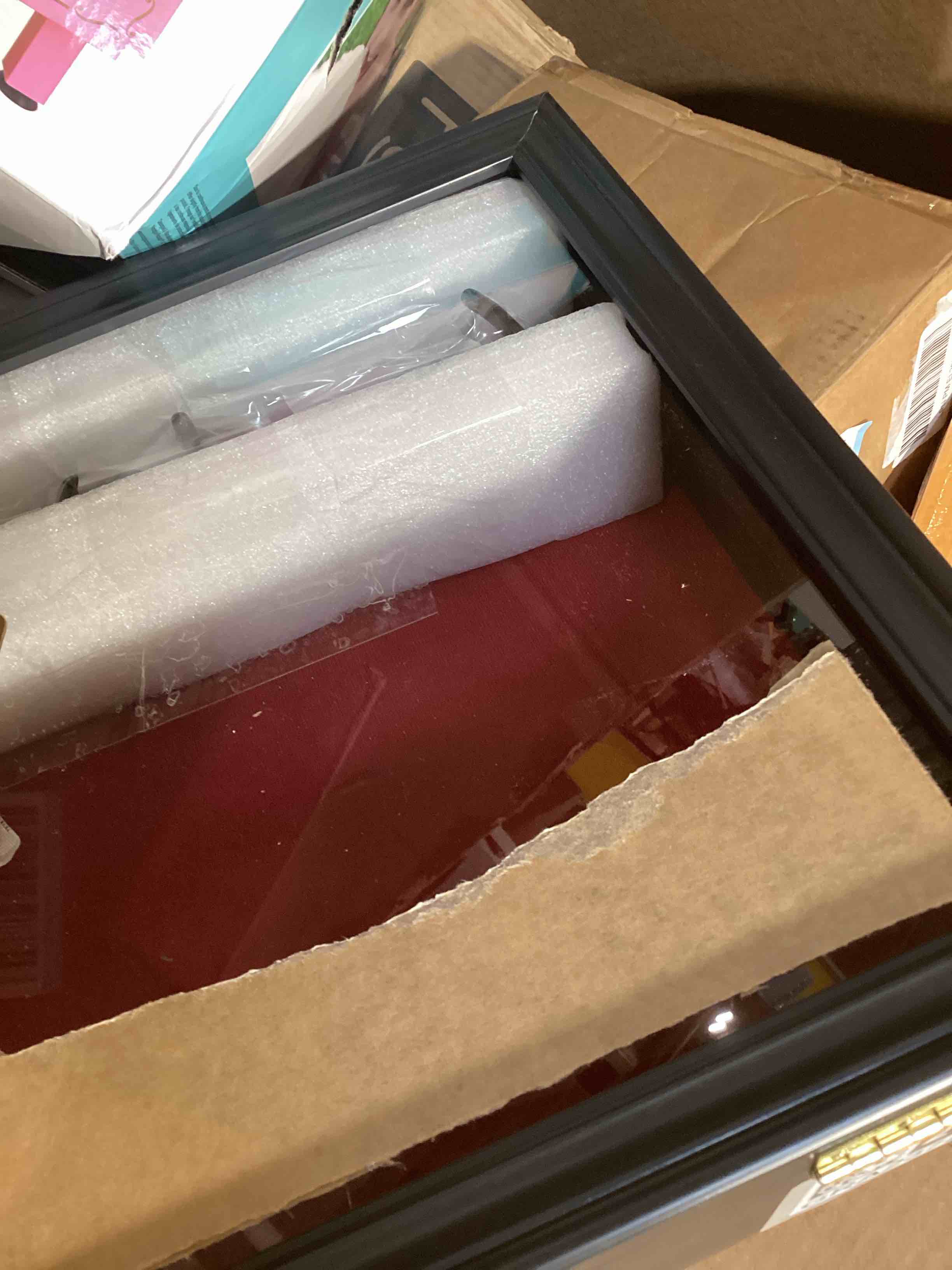 Brand: Poster Palooza 18x24 Shadow Box Frame Black Wood with a 1 3/4" Usable Display Depth Includes a Berry Suede Acid-Free Backing Board, UV Resistant Acrylic, and Hanging Hardware