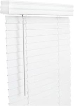 FAUXWD 2" WHT BLND 34X60