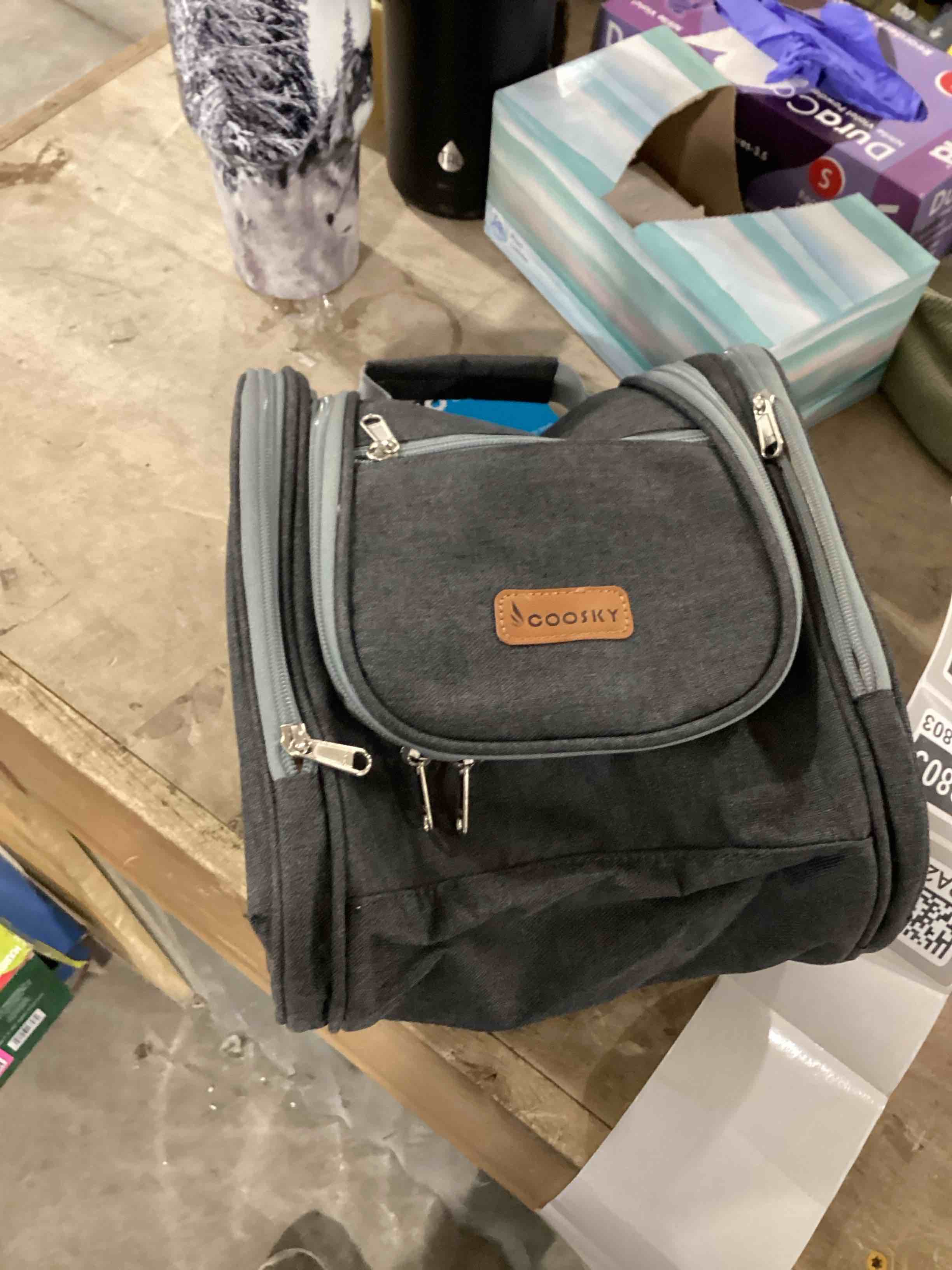Condition photo showing Good Condition for (Similar to) Lunch box Lunch bag for men women Insulated Lunchbox Lunch bags for Work Picnic Travel (Grey)