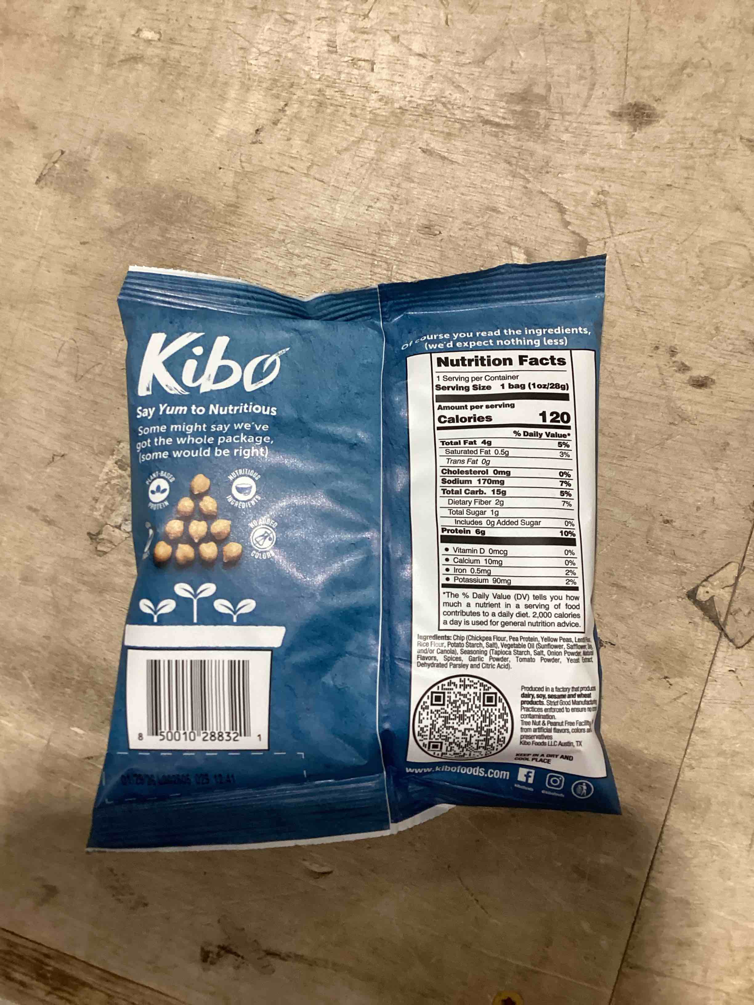 Condition photo showing Good Condition for kibo chickpea chip Mediterranean herbs 80*1oz bags