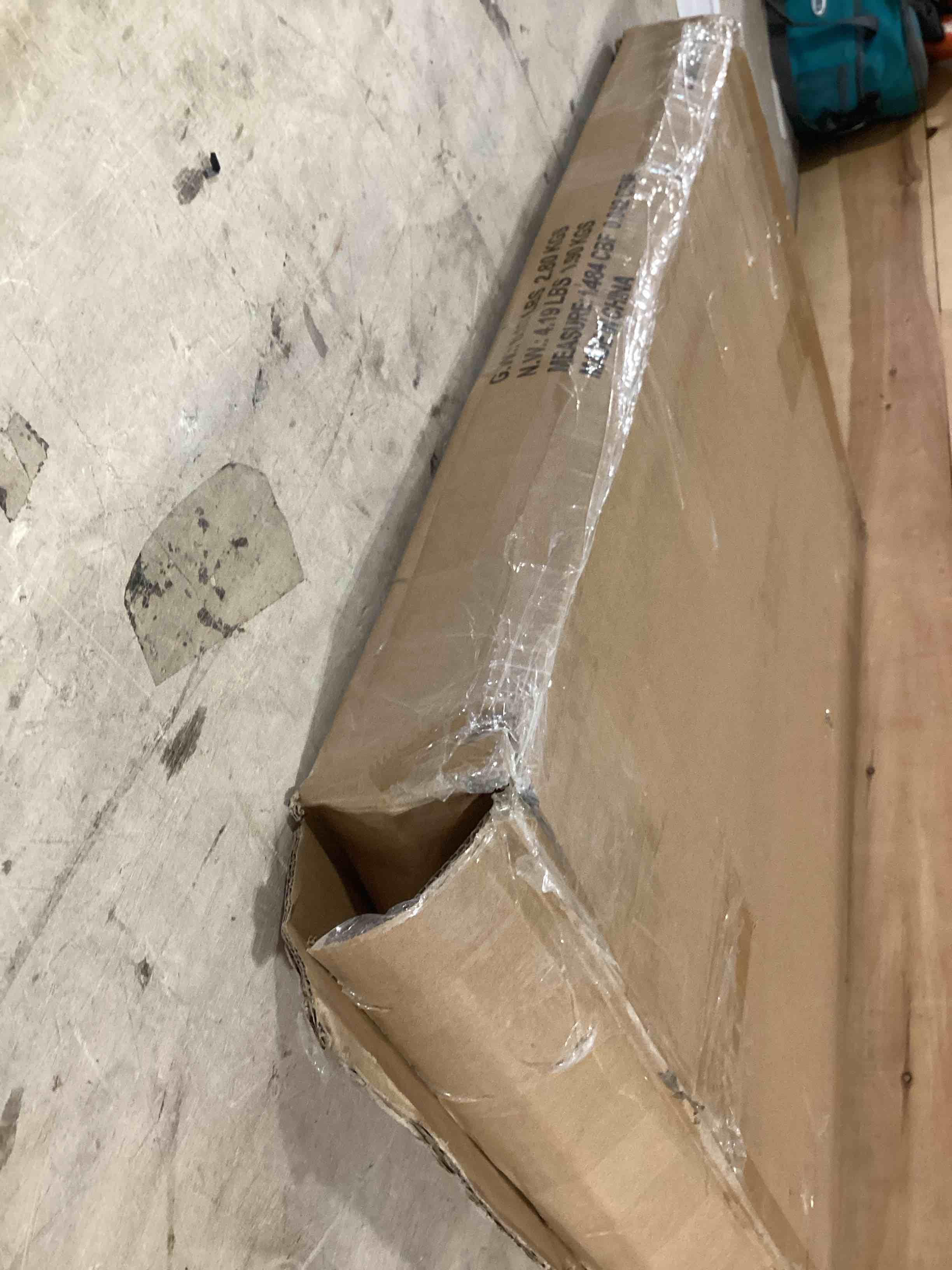 Condition photo showing As Is for Honey-Can-Do Collapsible Laundry Drying Rack, Sturdy Steel, Foldable & Portable Clothes Drying Rack, Space-Saving Design, Indoor & Outdoor Drying, Ideal for Laundry Room 50lb Capacity, Silver