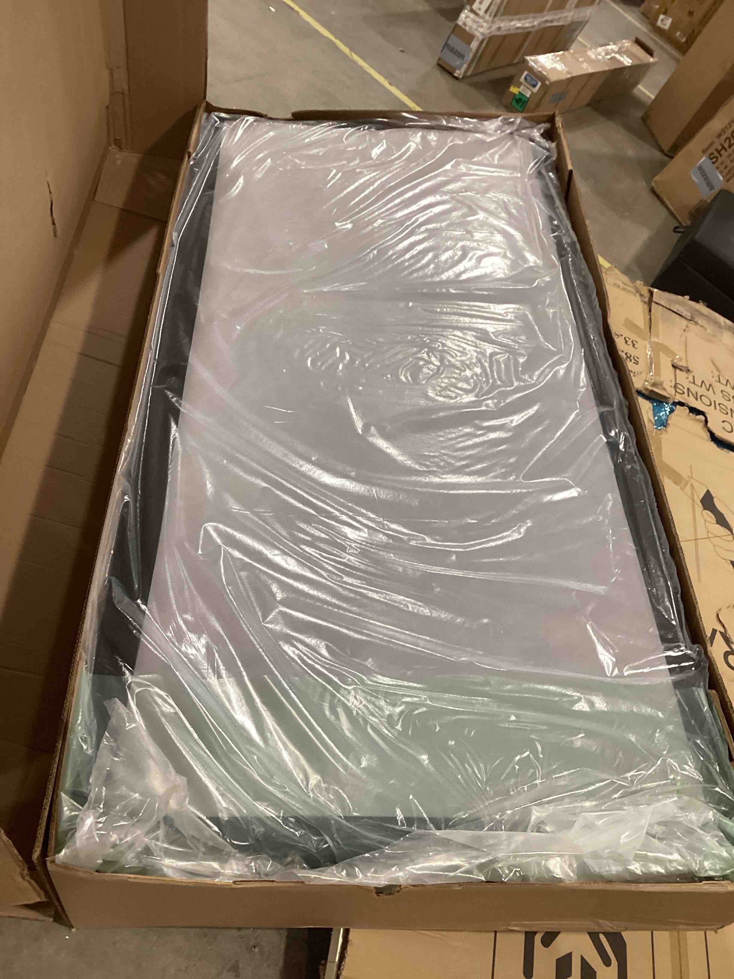 Condition photo showing Good Condition for Kingsdown Wood Foundation 8 Inch Standard Profile, Twin XL, Black, Gray