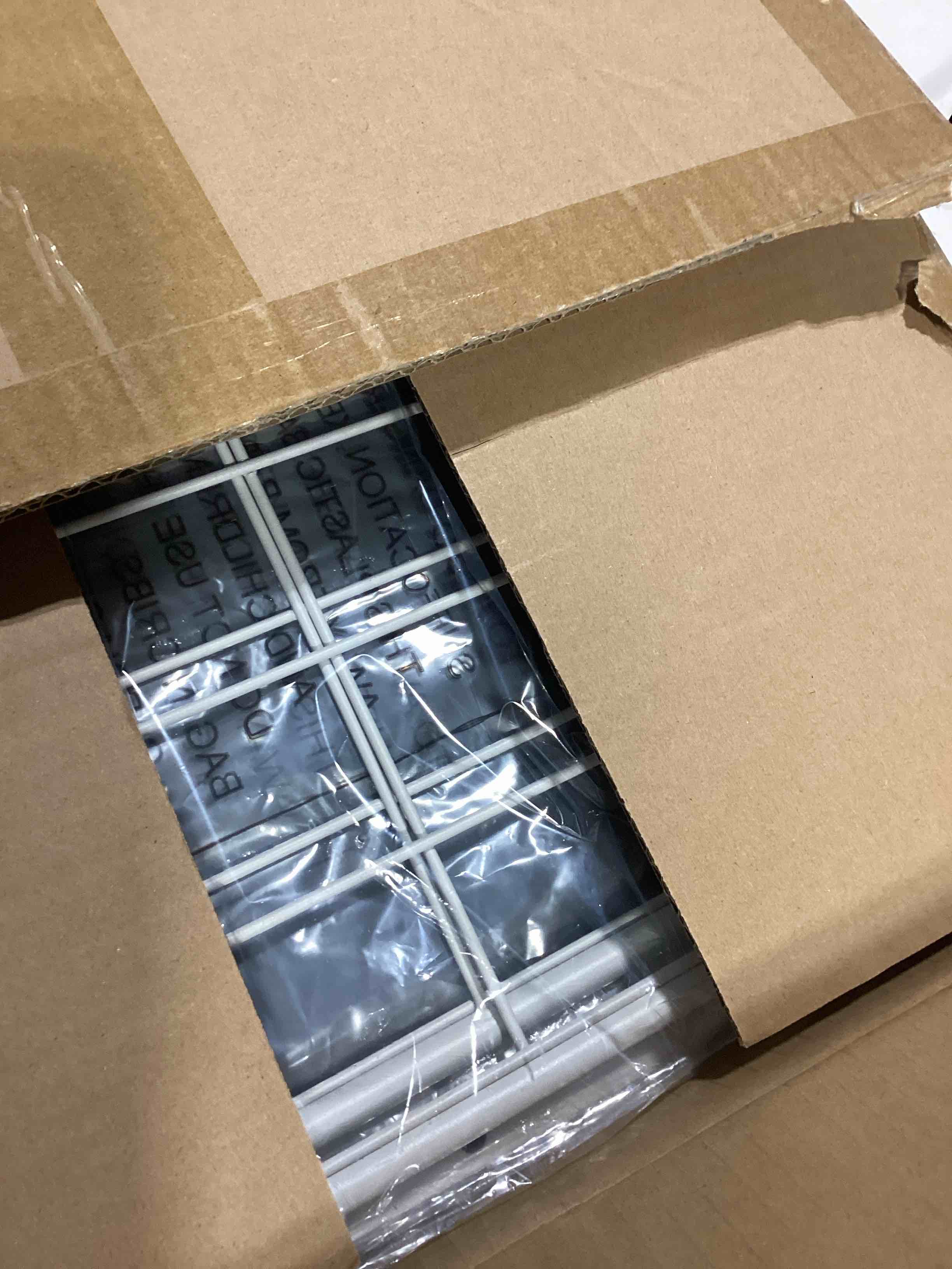 YBING Free Standing Shelf, 3 Tier Bathroom Storage Shelf, Small Shelf with Bags and Hanging Hooks, C