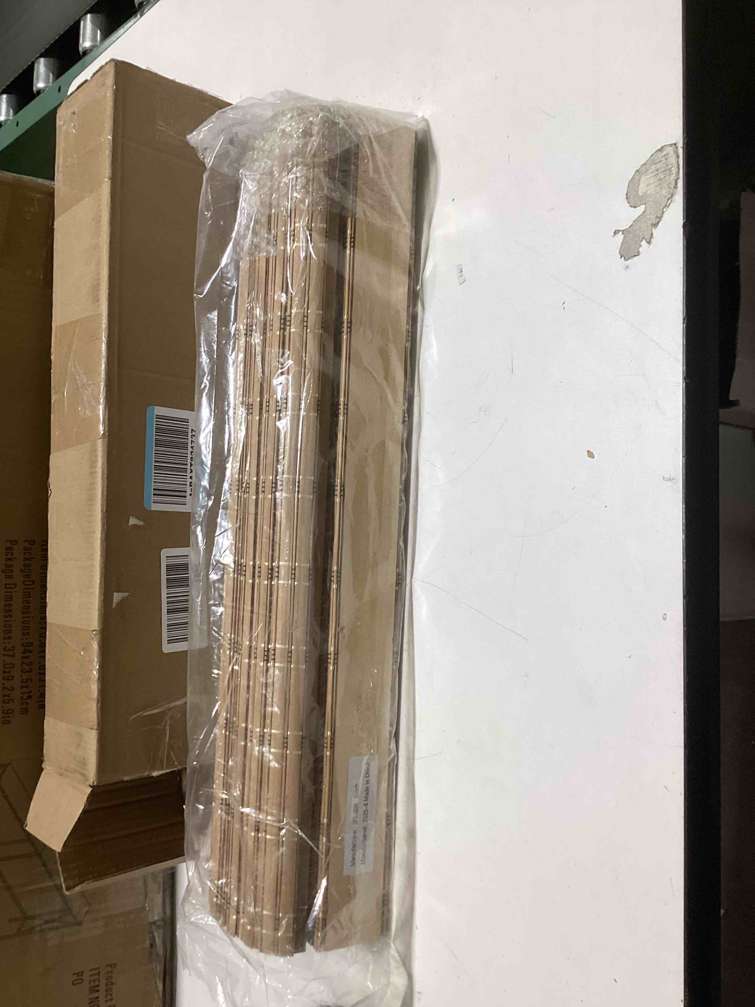 Bamboo Blinds Bamboo Shades Roman Bamboo Curtains Roller Shades for Interior Windows Roll Up Blinds Indoor Outdoor Patio A 24" W x 48" H