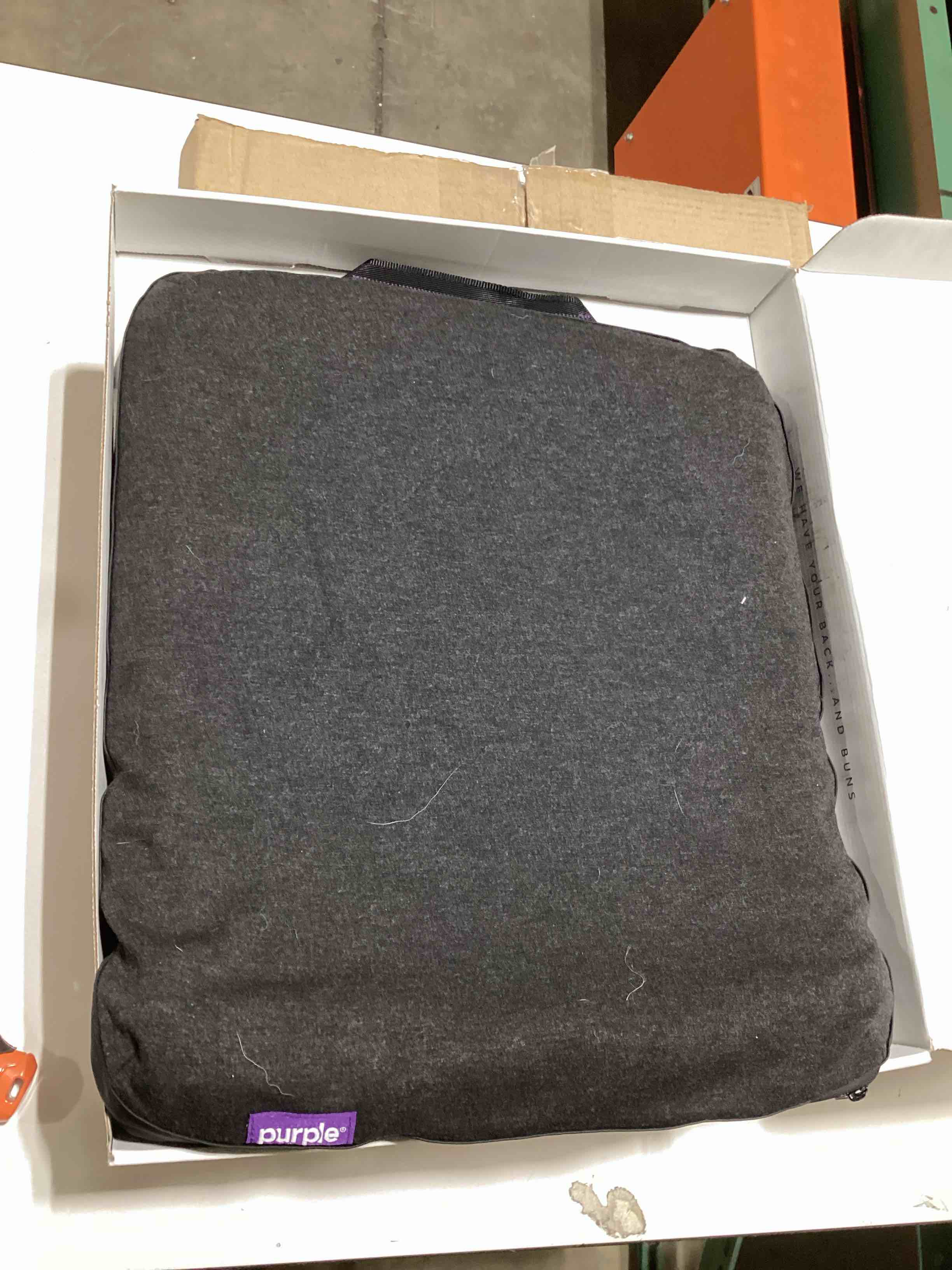 Purple Royal Seat Cushion - Seat Cushion for The Car Or Office Chair - Temperature Neutral Grid