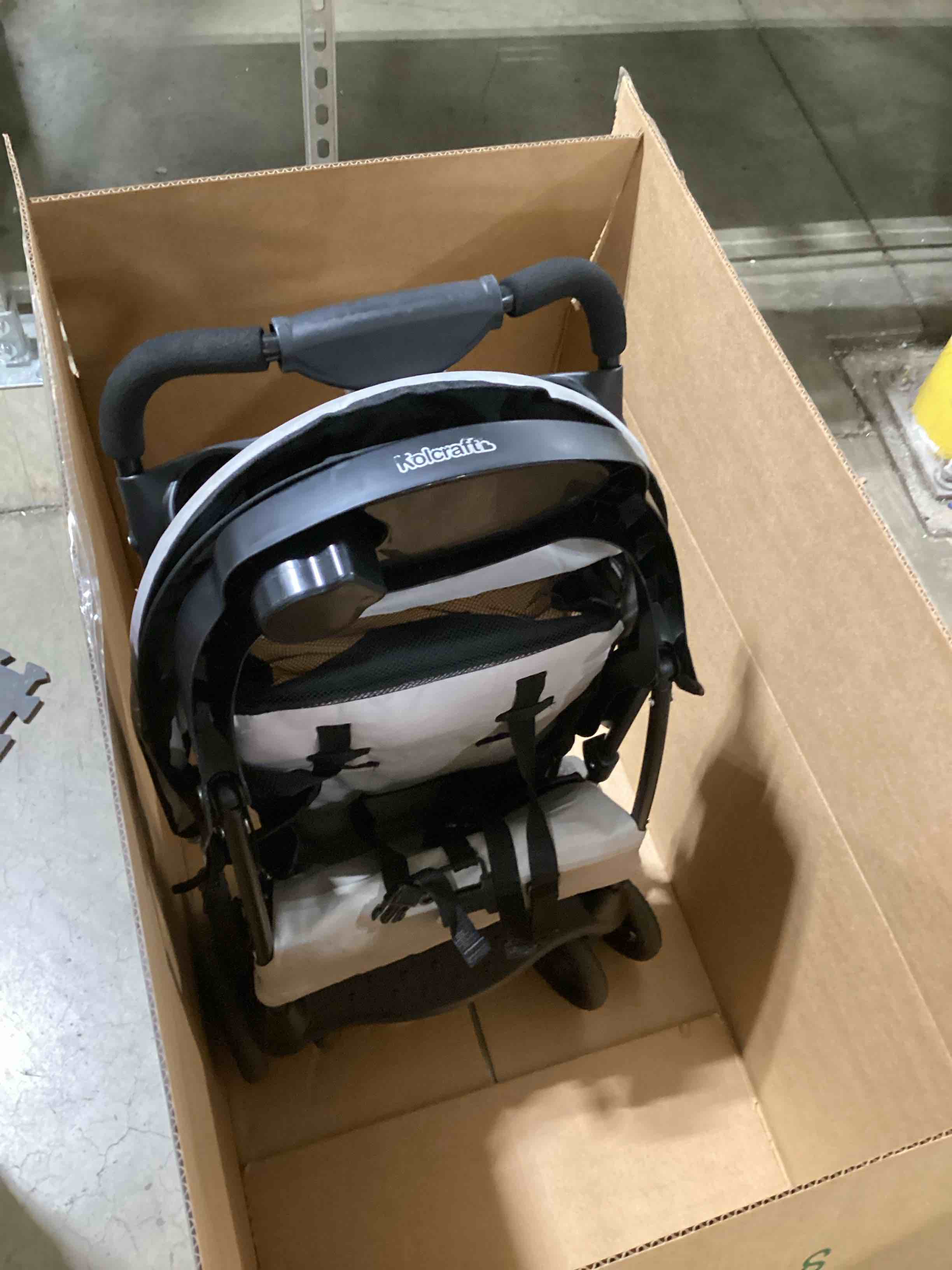 Kolcraft Cloud Plus Lightweight Umbrella Stroller for Toddlers with Reclining Seat, Large Storage Basket, Canopy, Infant & Parent Trays, Compact Fold for Summer Travel, Durable Frame, Slate Gray