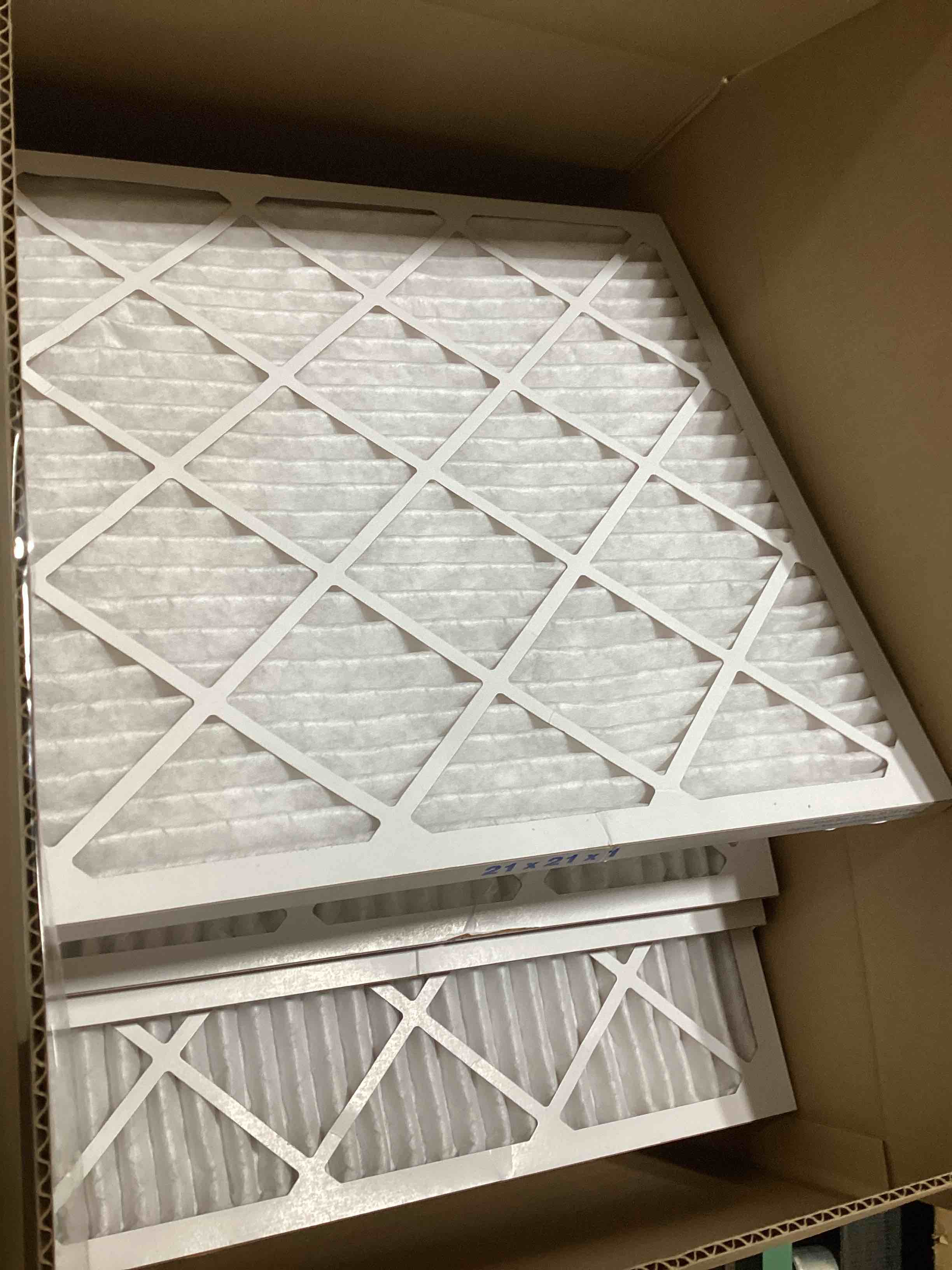 Aerostar 21x21x1 MERV 11 - 6 Count - Pleated HVAC, Furnace & Air Conditioner Filters - Removes Dust, Cold & Flu Germs, Lint, Mold, Pet Dander, Allergy-Causing Pollen, Smog & Smoke incomplete