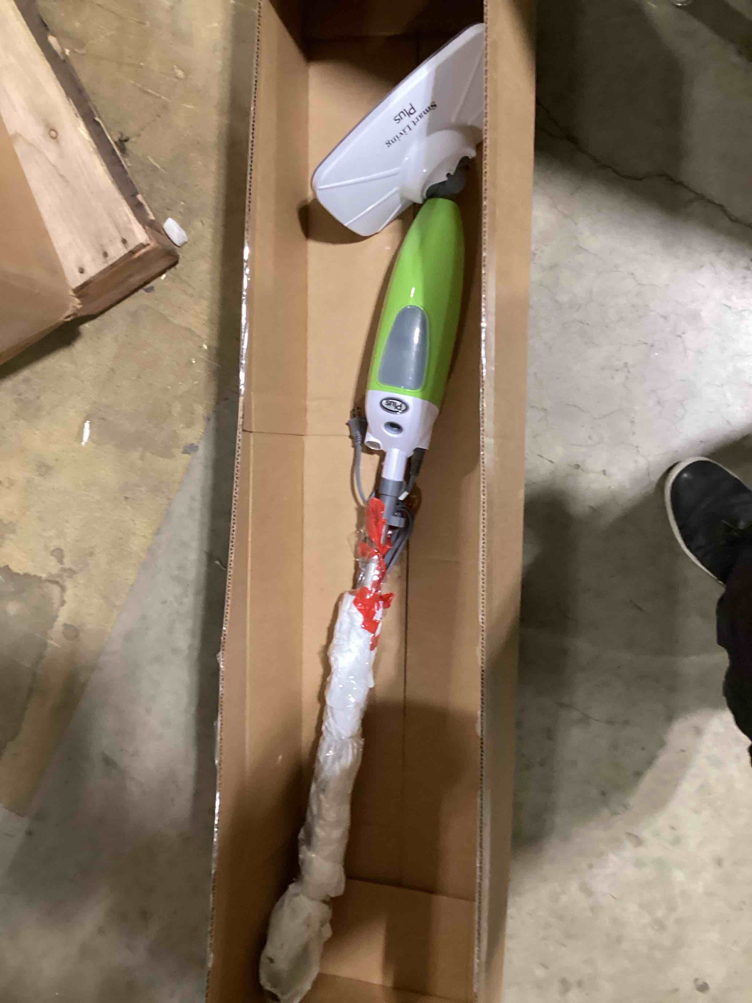 Smart Living Steam Mop Plus,White and Green