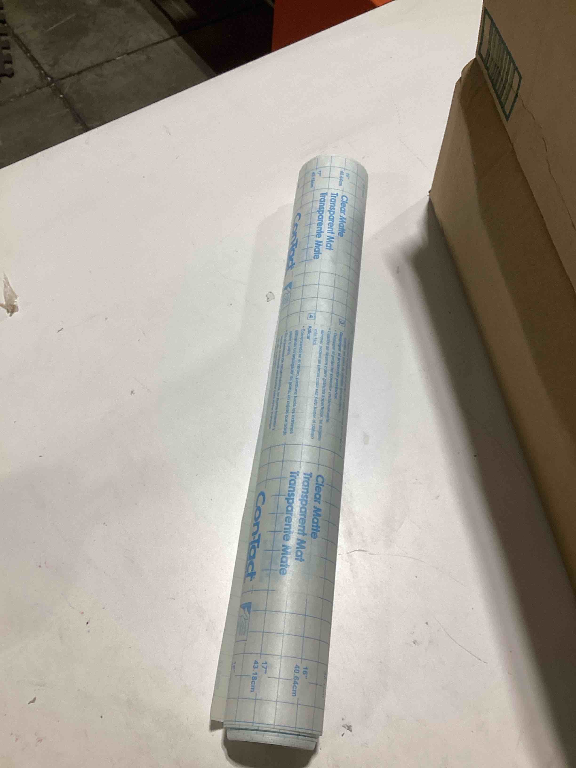 Con-Tact Brand Creative Clear Covering Self-Adhesive Semi-Transparent Privacy Film Protective Vinyl and Shelf Liner, 18'' x 20', Clear Matte