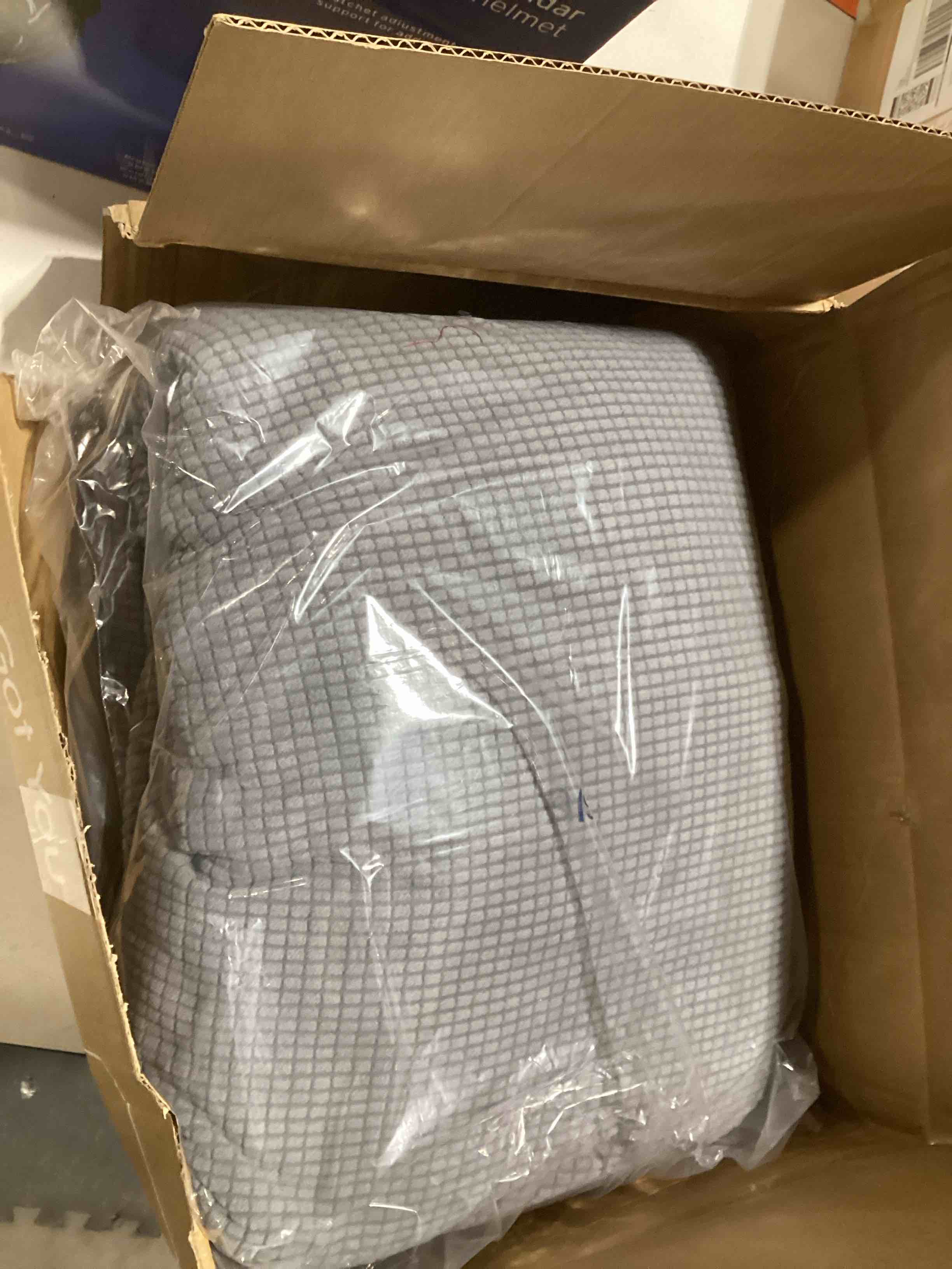 Subrtex 7 Pieces Stretch Sofa Slipcover, Couch Cover for 3 Cushion Washable Sofa Cover with Individual Backrest Cushion Covers Furniture Covers for Living Room(Sofa, Gray)