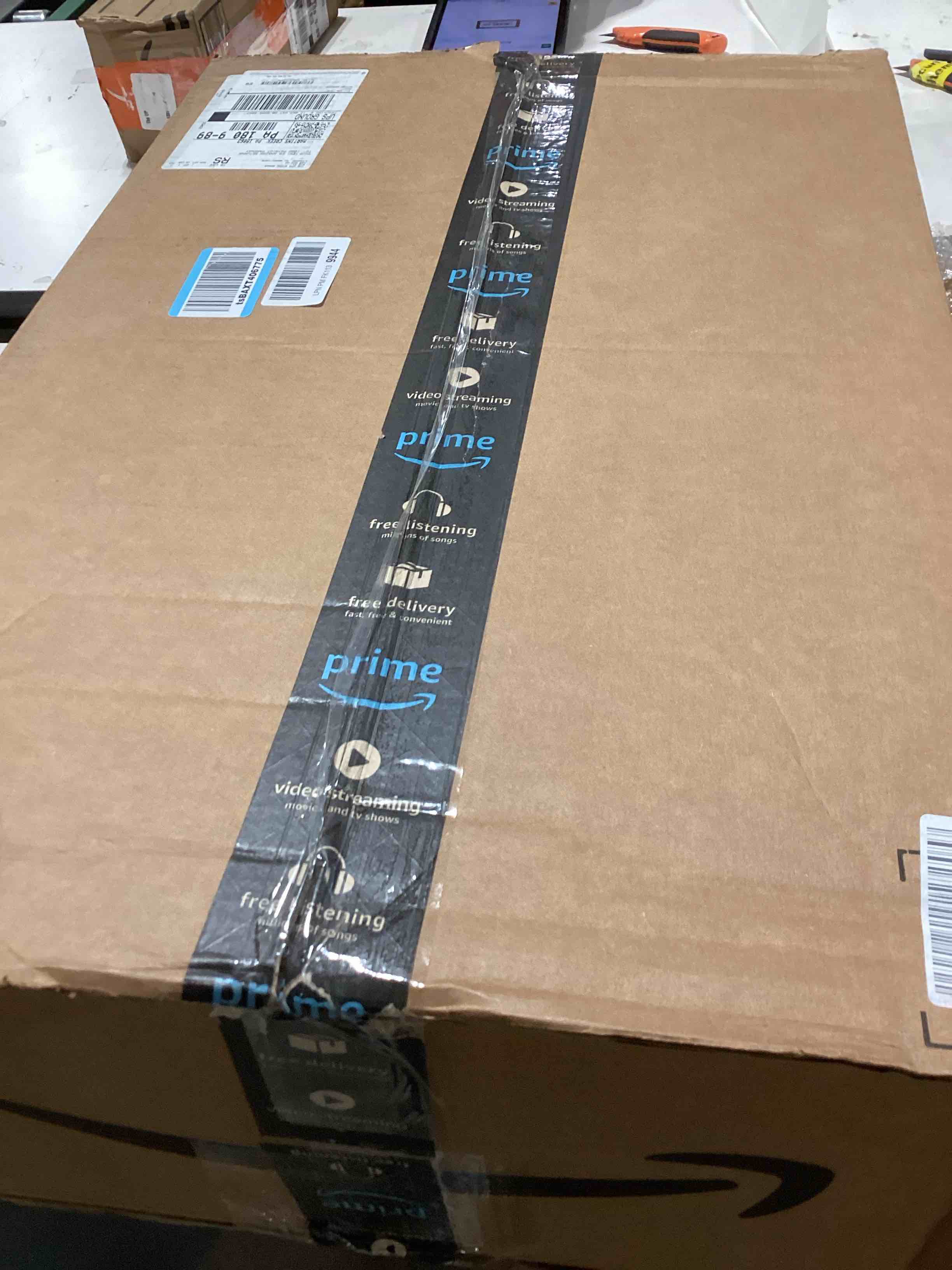 2 Pack 4 Ft Artificial Potted Christmas Tree with 60 LED Lights,Warm White and Colored Changing,8 Li