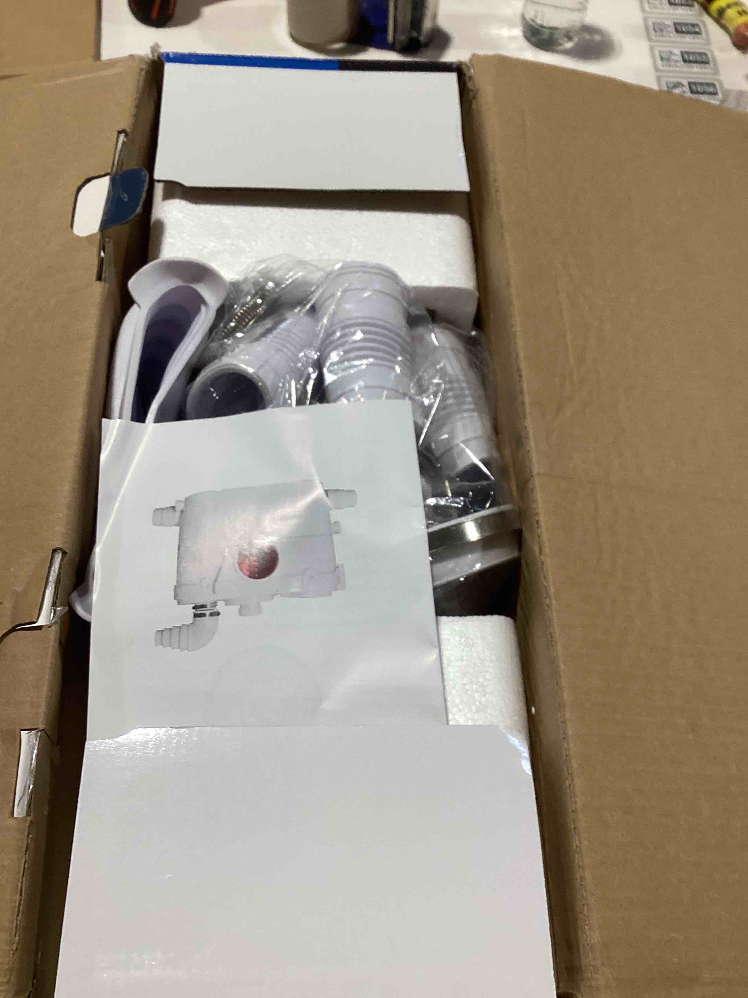 Condition photo showing As Is for 500Watt Macerator Pump, Macecrating Toilet Pump for Basement Macerating Toilet Laundry Cooking Sink 