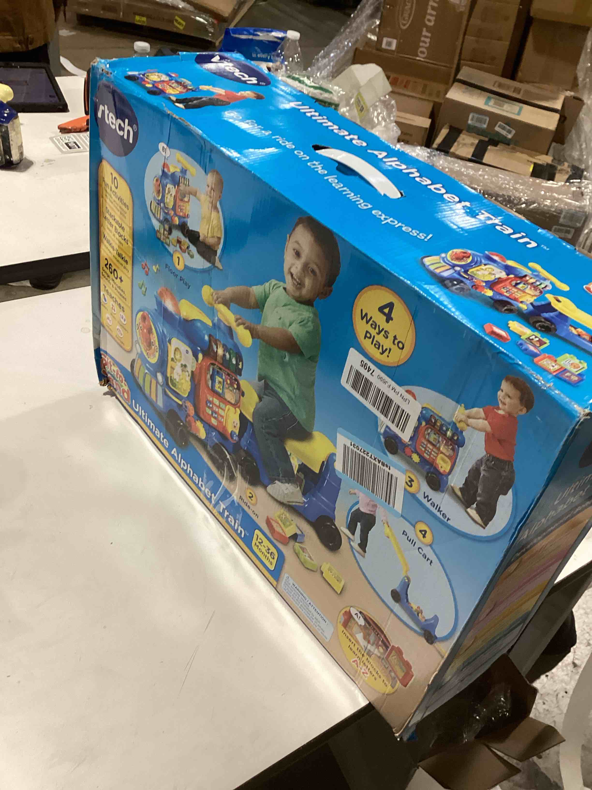 VTech Sit-to-Stand Ultimate Alphabet Train, Blue