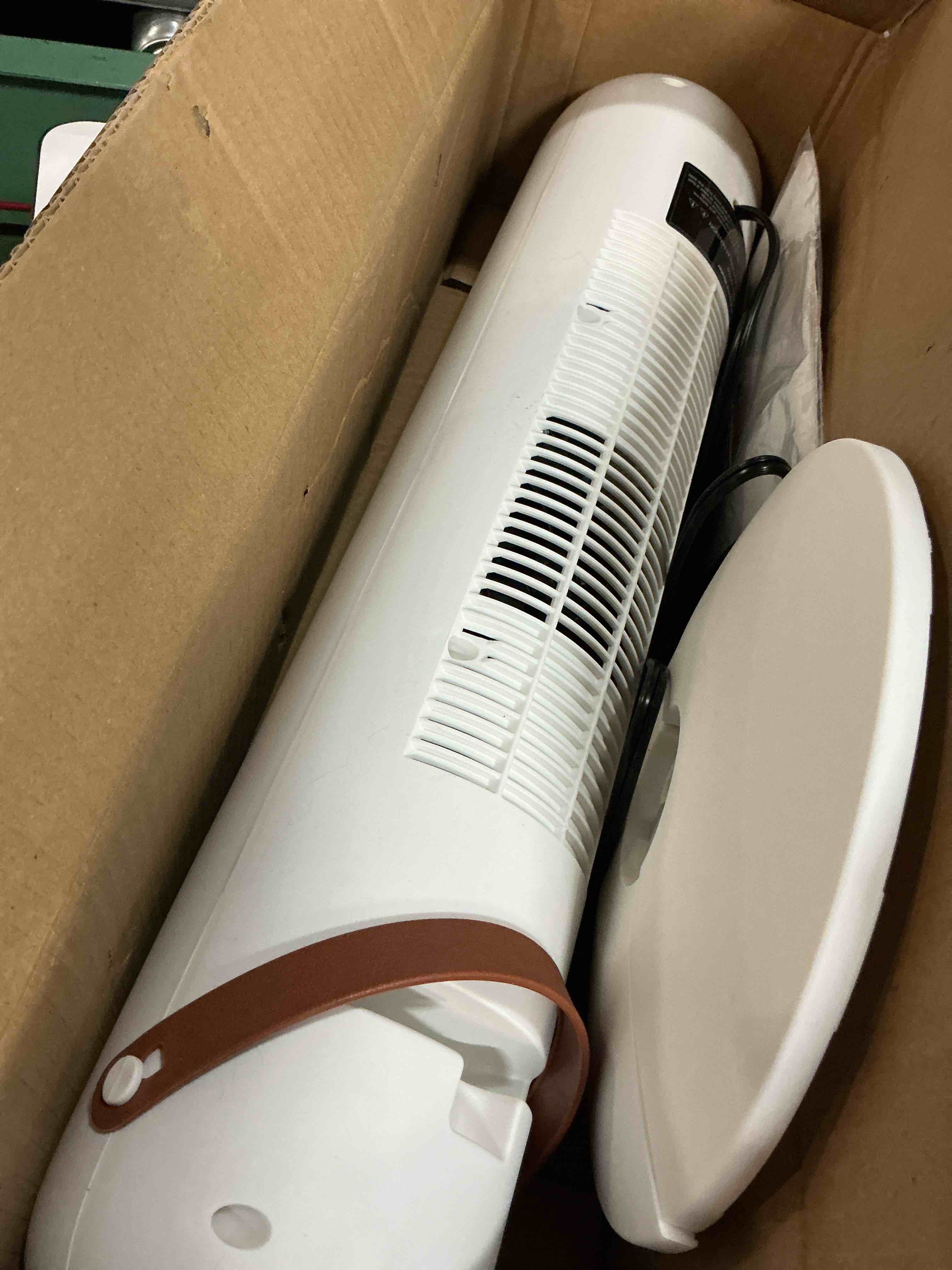 Condition photo showing As Is for 24" Space Heater with 4 Heat Modes, 70° Oscillation, Overheating & Tip-Over Protection Portable Electric Heaters for Indoor Use, 1500W PTC Ceramic Heaters for Large Room/Office/Bedroom