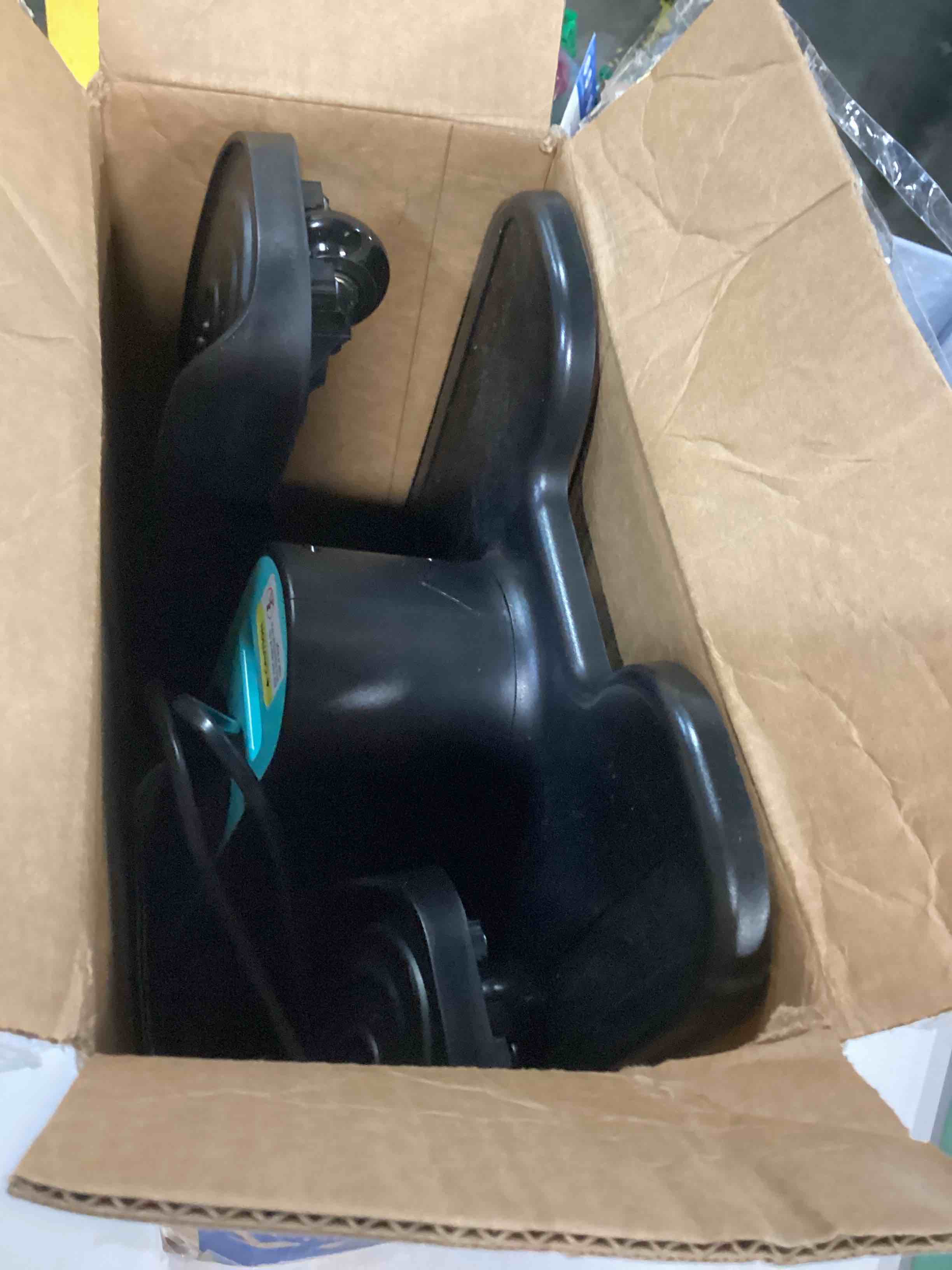 Condition photo showing As Is for 2025 New Under Desk Elliptical Machine,Portable Seated Pedal Exercise Machine for Seniors, 12 Adjustable Speed Elipse Leg Exerciser with Remote Control,Quiet Foot Exercise Machine for Home Office Blue