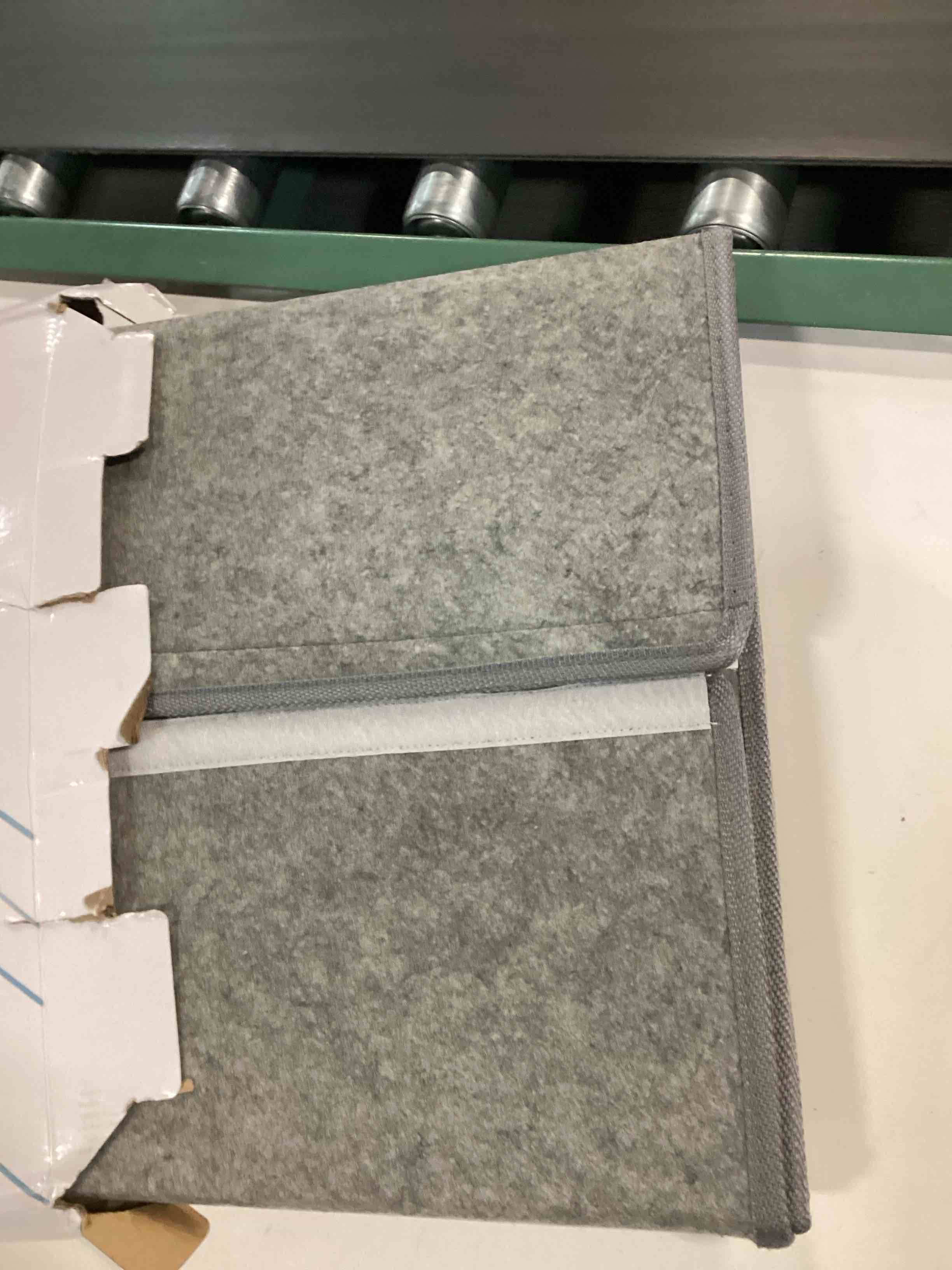 Condition photo showing As Is for Under Desk Heater with Blanket, Foldable Space Heater with Timer & Thermostat, Electric Foot Warmer for Indoor Use, Quiet & Small Space Foot Warmer for Office & Home, 5-Fold