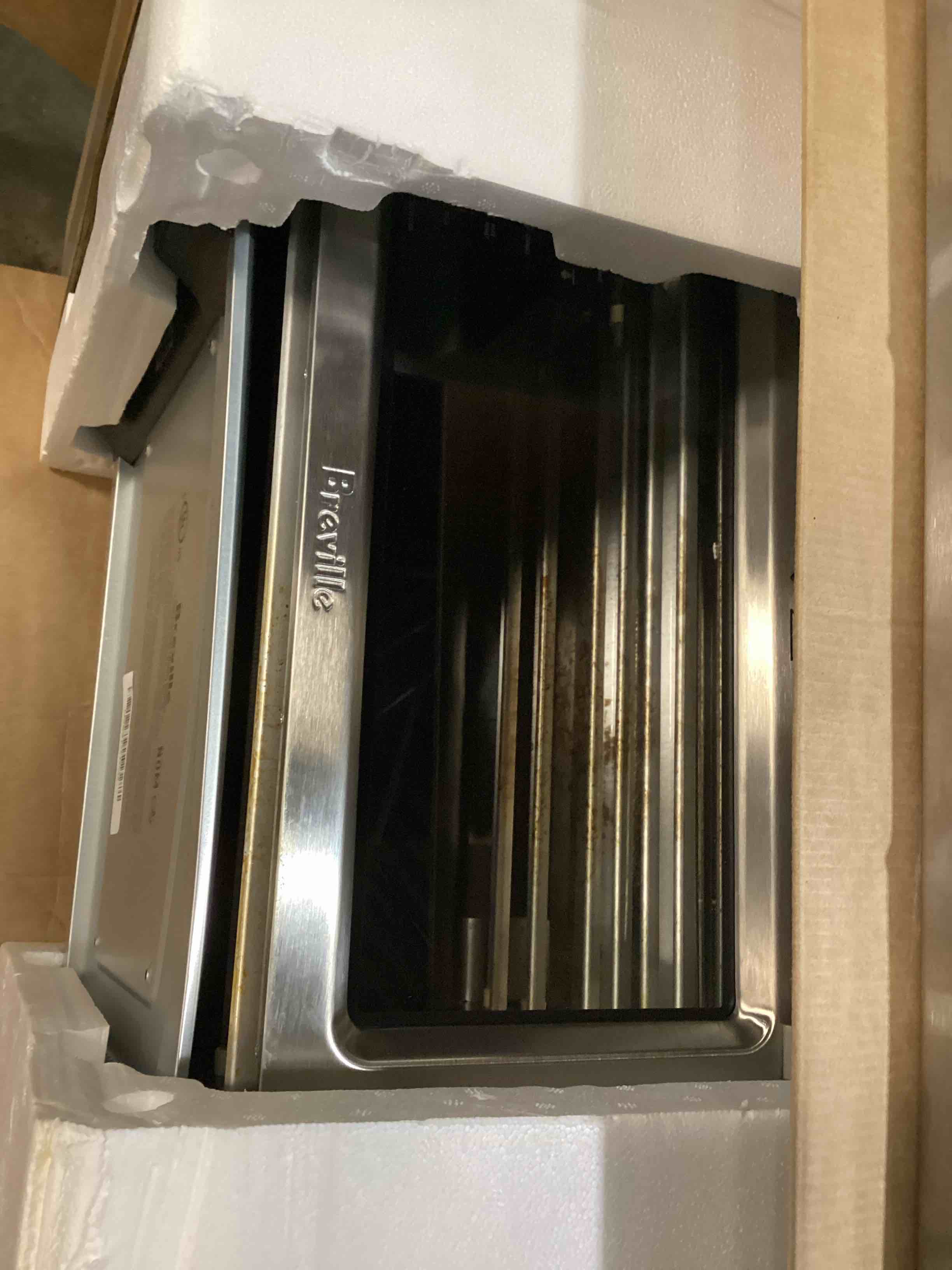 Condition photo showing As Is for Breville BOV900BSS Smart Oven Air Fryer Pro and Convection Oven, Brushed Stainless Steel