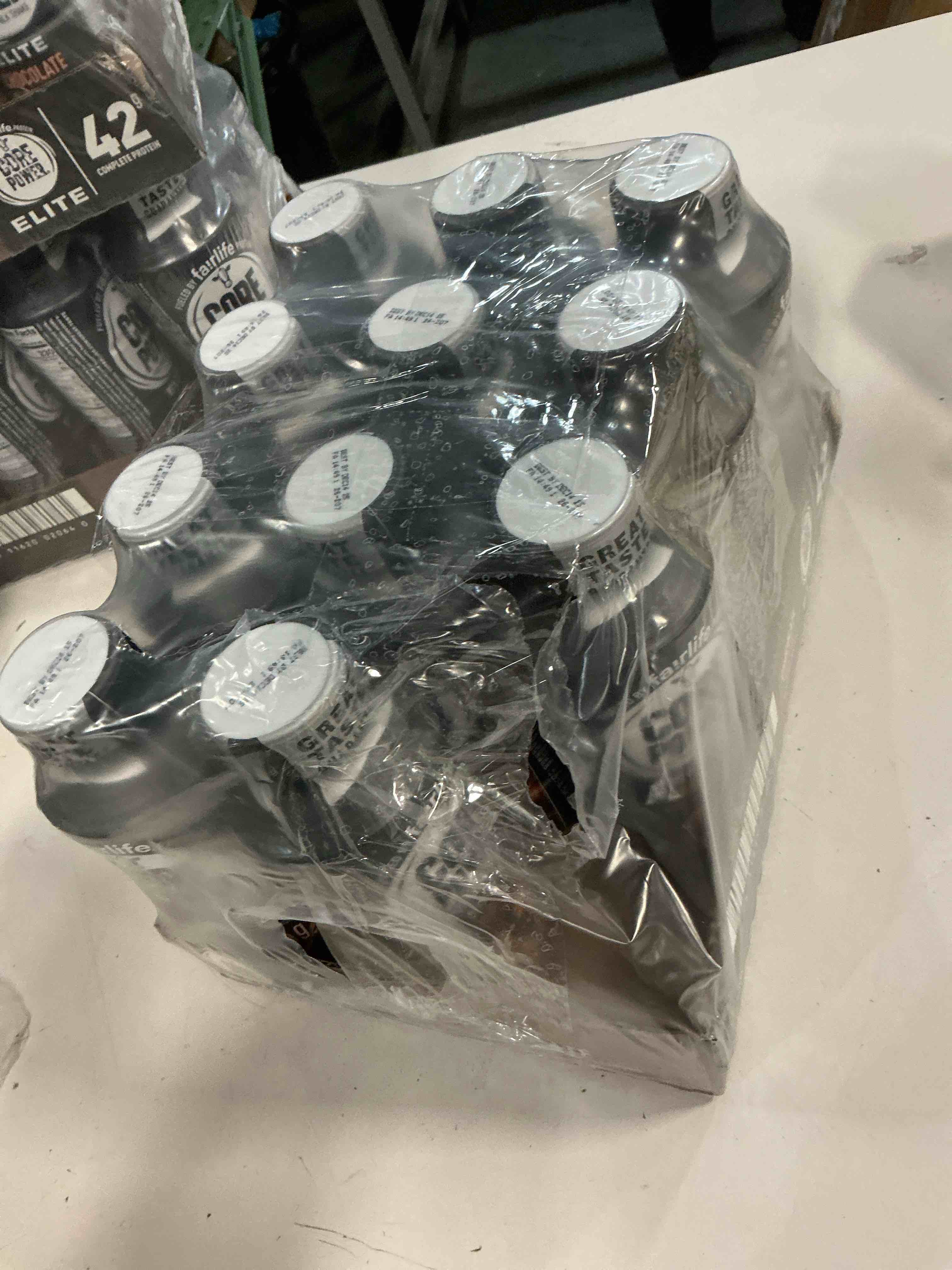 Condition photo showing Good Condition for (BB/DEC/14/2025) ( incomplete) Core Power Elite High Protein Shake, Chocolate, 42g Bottle, 14oz, 12 Pack Chocolate 14 Fl Oz (Pack of 12)