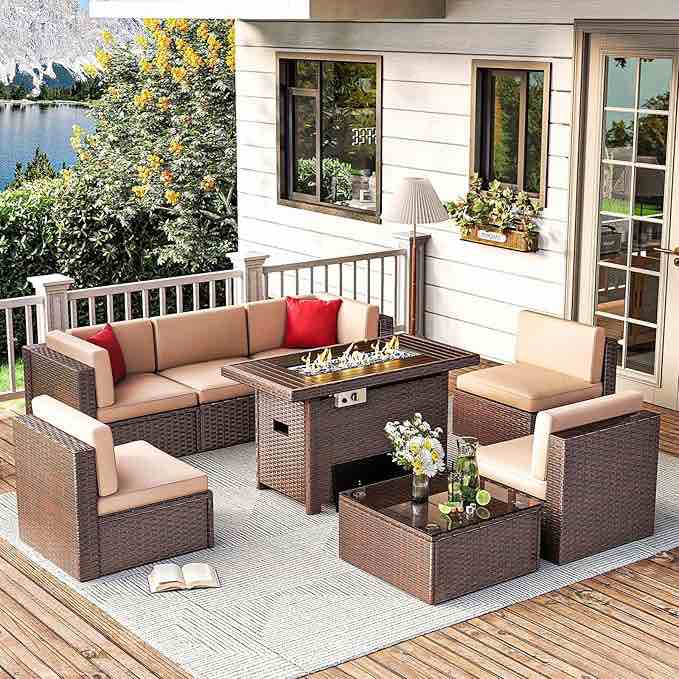 (incomplete)8 Piece Outdoor Patio Furniture Set