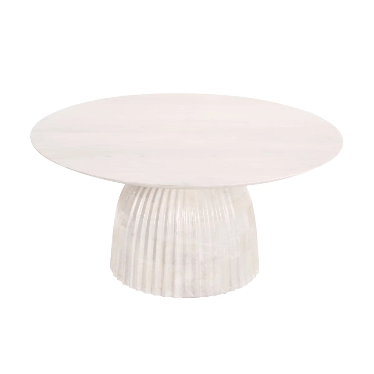 (incomplete)Clara Scalloped Coffee Table