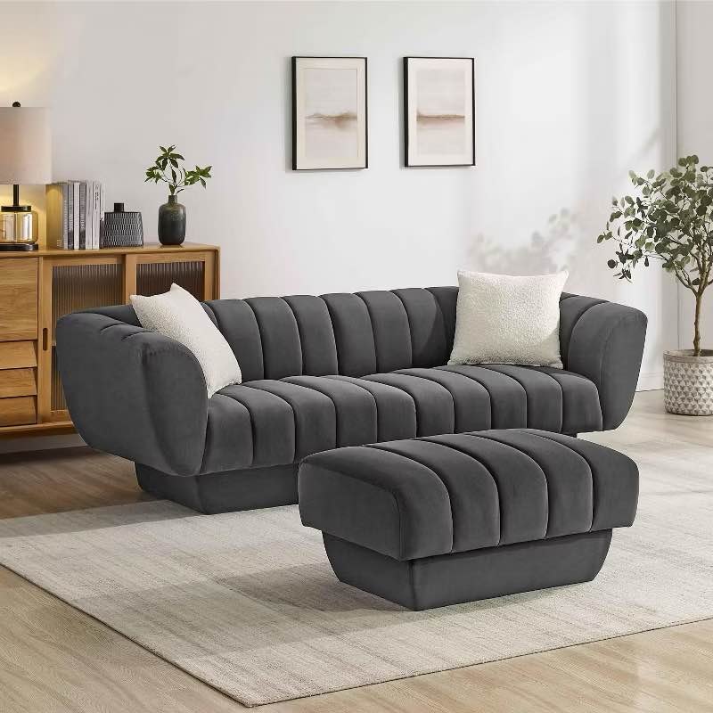 ( incomplete)89" W Minimore Modern Style Charlotte V2 Sofa