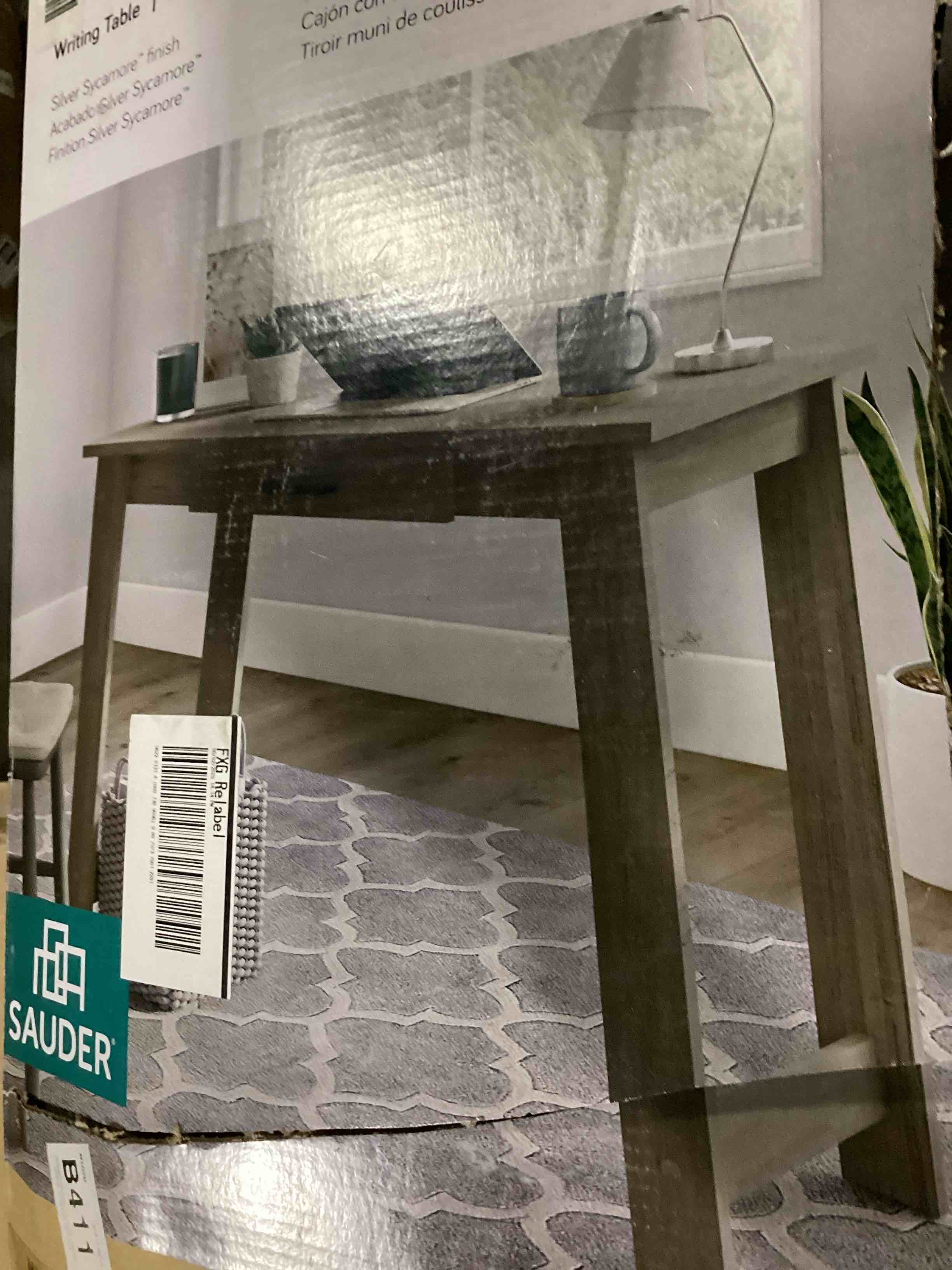 Ellmann 43.583'' W Rectangle Writing Desk