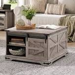 Alsacia 31.5" Lift Top Farmhouse Coffee Table
