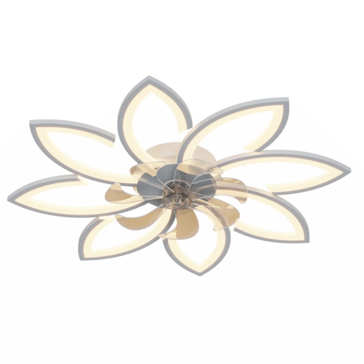 (similar)Falana 35" 7 - Blade Dimmable LED Ceiling Fan with Remote Control and APP
