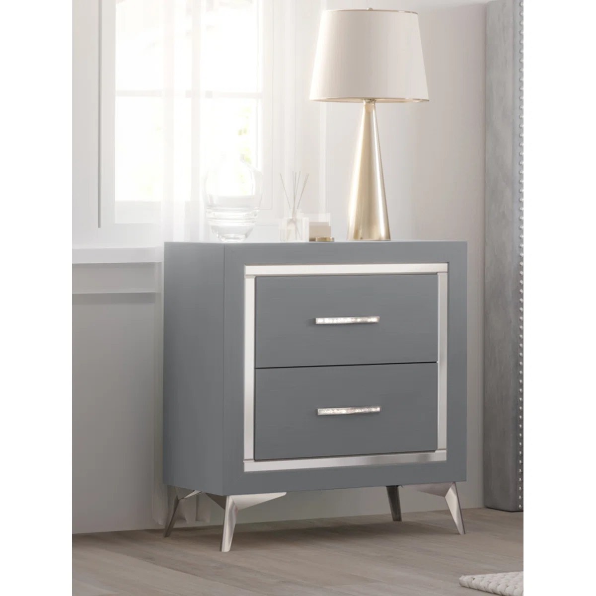 Eastcroft 2-drawer Wood Nightstand