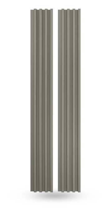 Pebble brown Wood Slat Panels for Walls - Stout (94" x 5 3/4") 