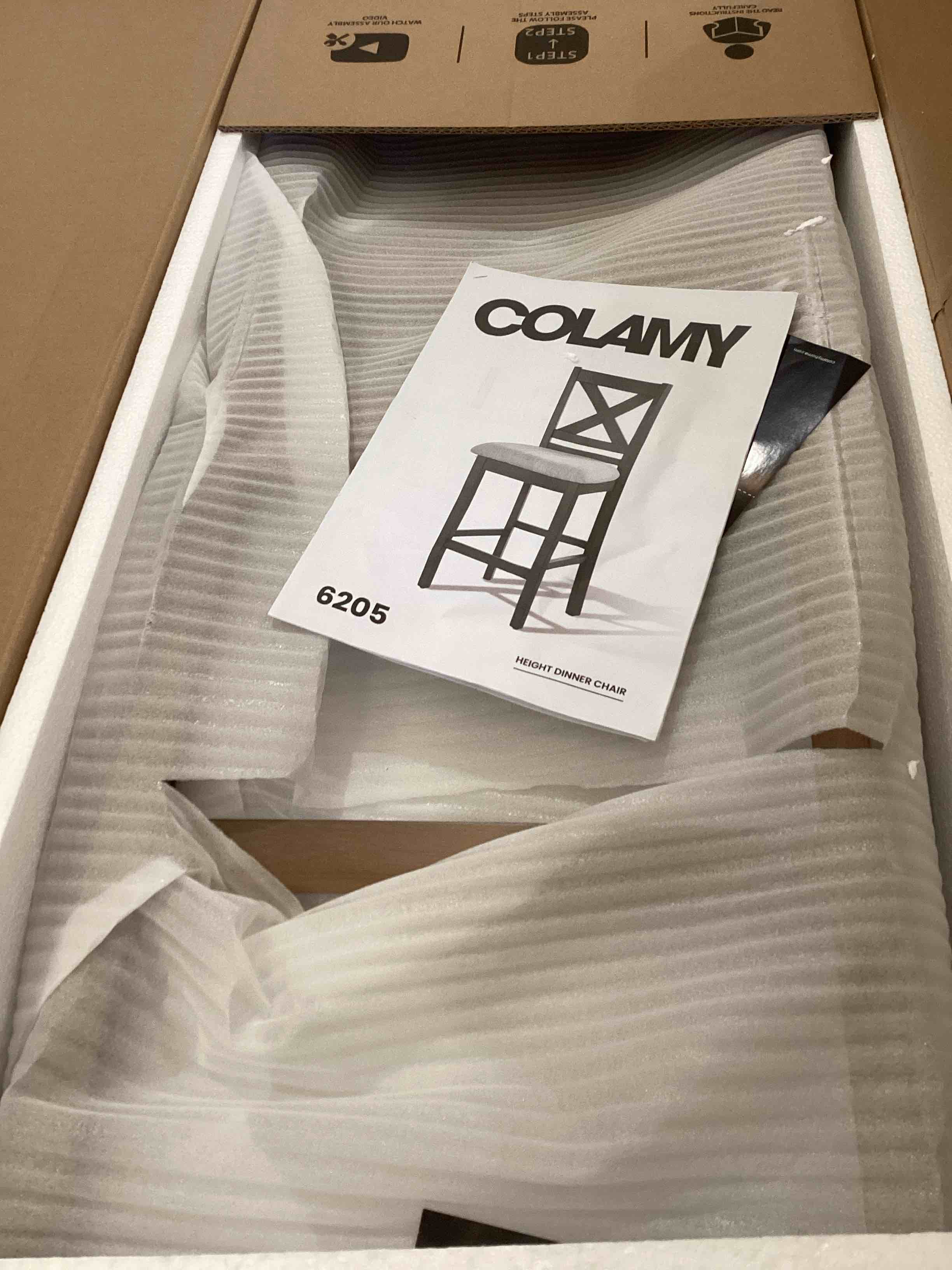 Colamy Height Dinner Chairs, Set of 2