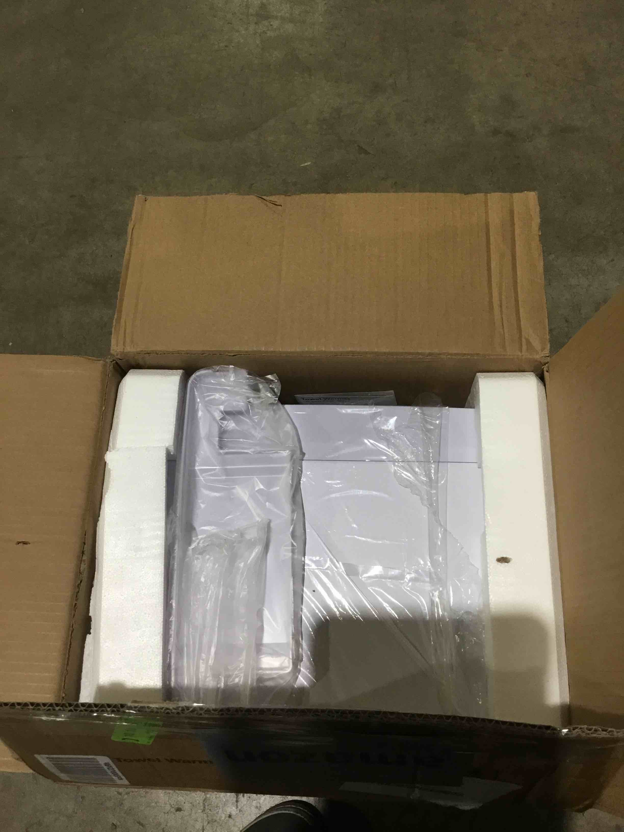 Condition photo showing New/Like New for Hot Towel Warmer Cabinet 8L Towel Caddy for use in Facial Spas Salons and Home Use with Essential Oil Spot White