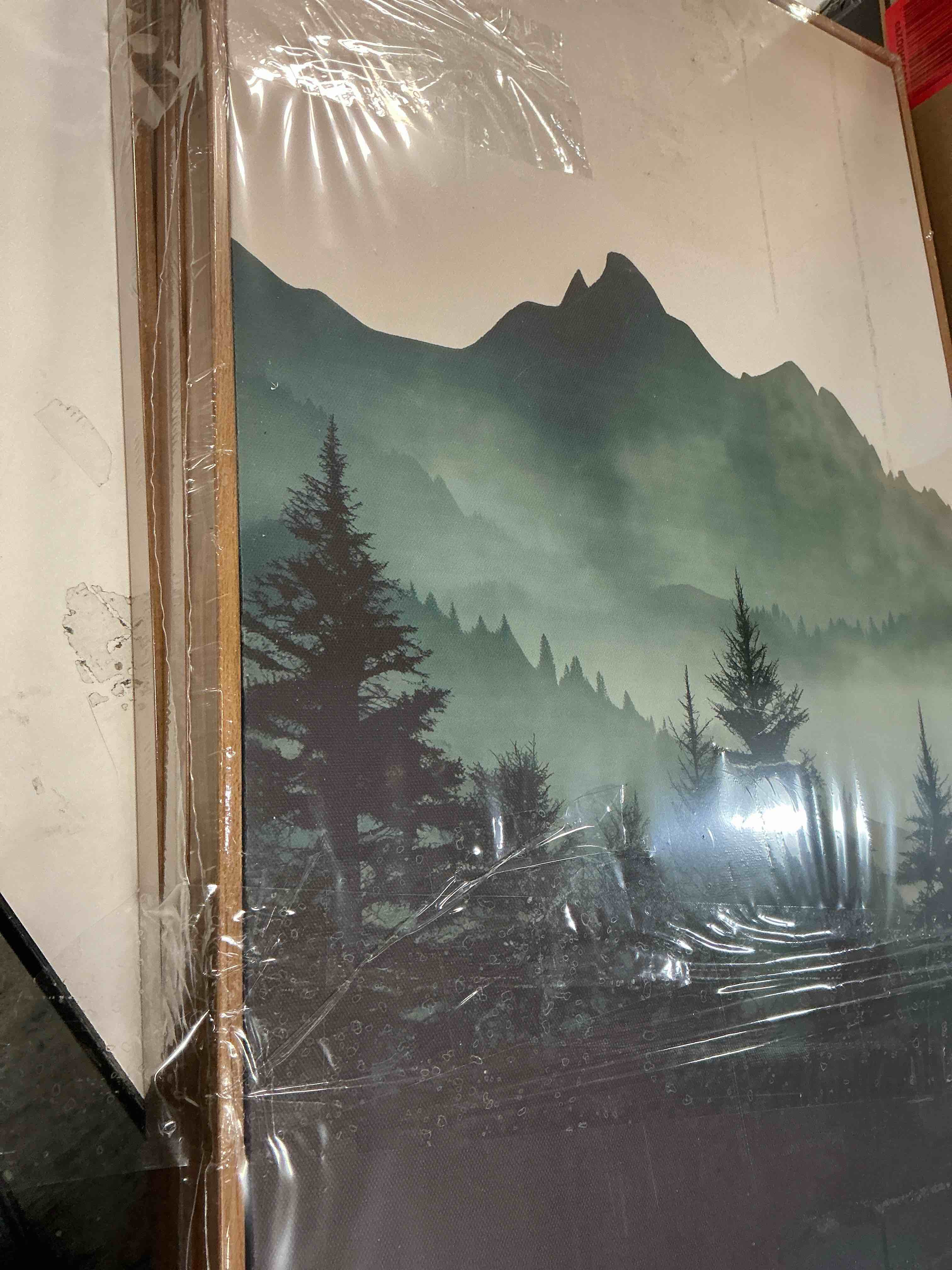 Condition photo showing New/Like New for Yolbcdr framed mountain bedroom office 16x24in 