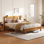 (incomplete)Solid Wood Slat Bed