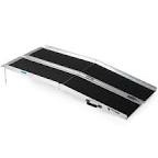 Titan Ramps 10 Foot Multi-Fold Aluminum Wheelchair Ramp, 600 Pound Capacity