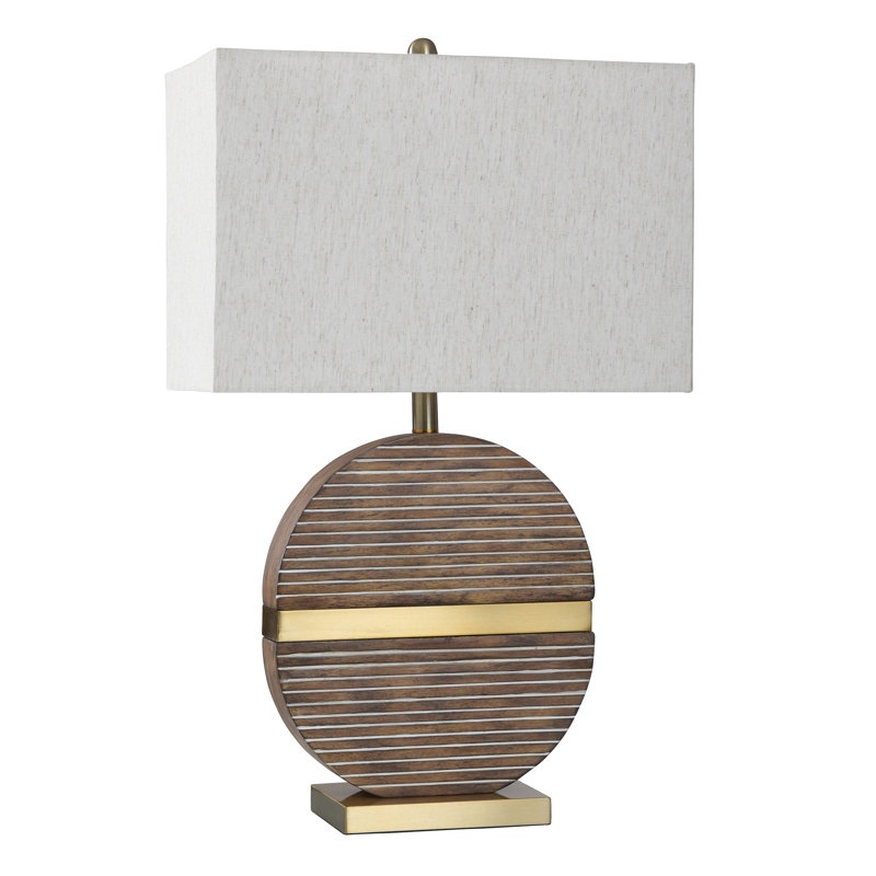 (incomplete) Transitional Table Lamp - Tinker Gold - Beige Shade