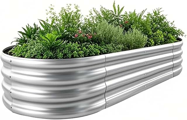 Galvanized Raised Garden Bed, for Vegetables,Flowers