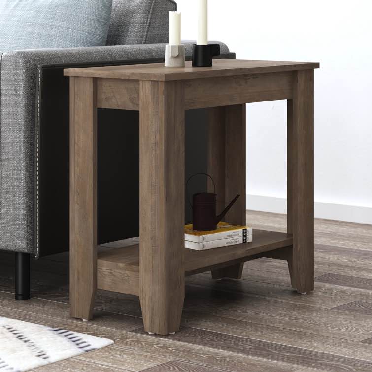 weddel basilico end table with storage