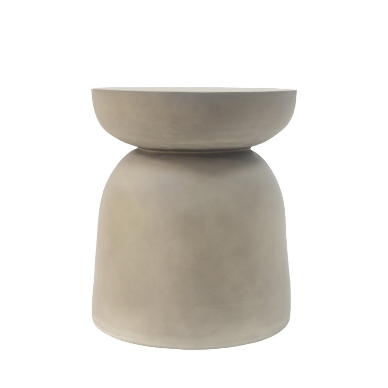 Saish Outdoor&Indoor Lightweight Concrete Side Table