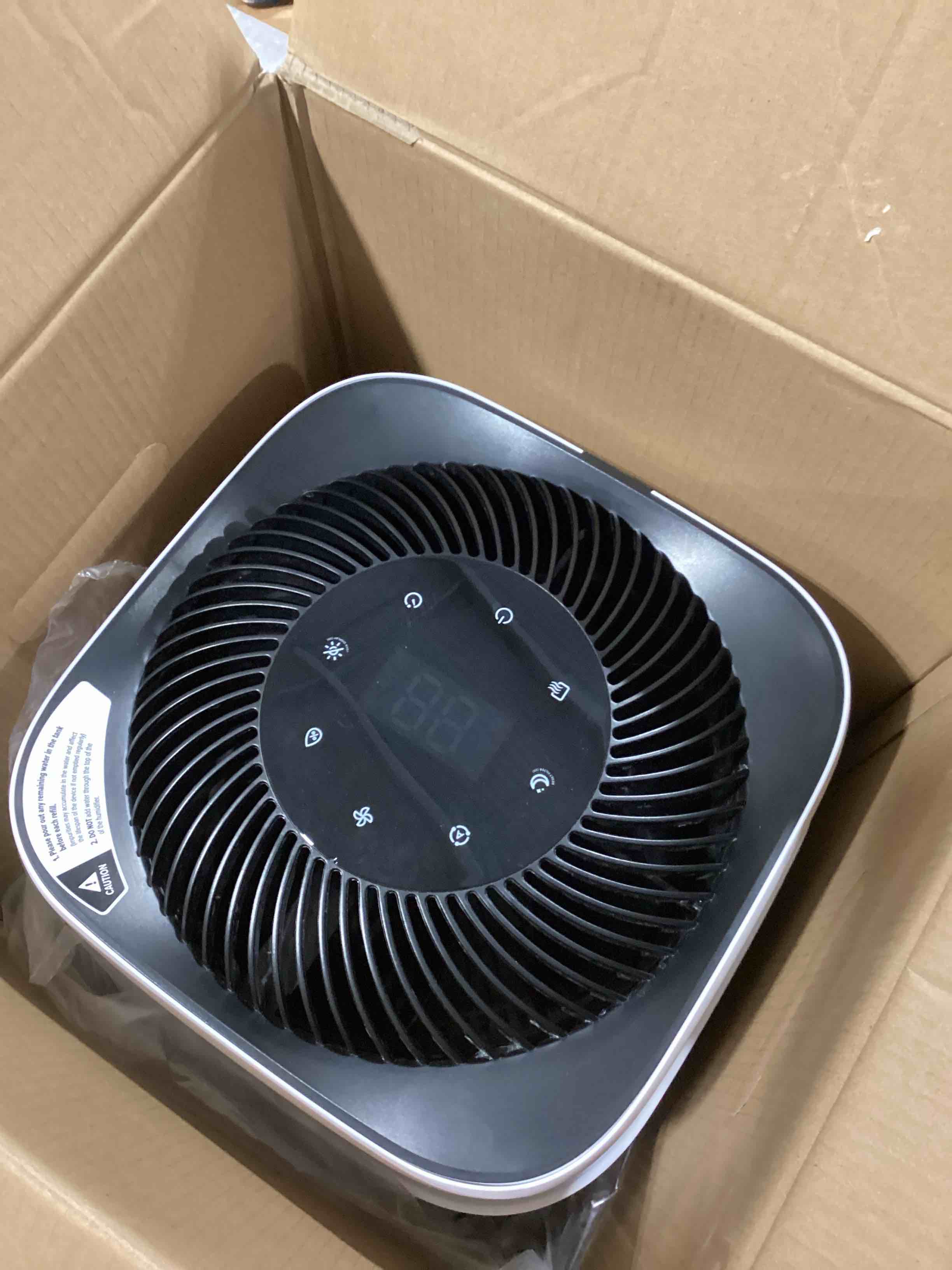 incomplete LEVOIT Superior 6000S Smart Evaporative Humidifiers for Home Whole House up to 3000ft², 6 Gal, Last 72-Hour, Premium Filter, Dry Mode, Wheels & Water Fill Hose & Foldable Storage - Quiet Sleep Mode