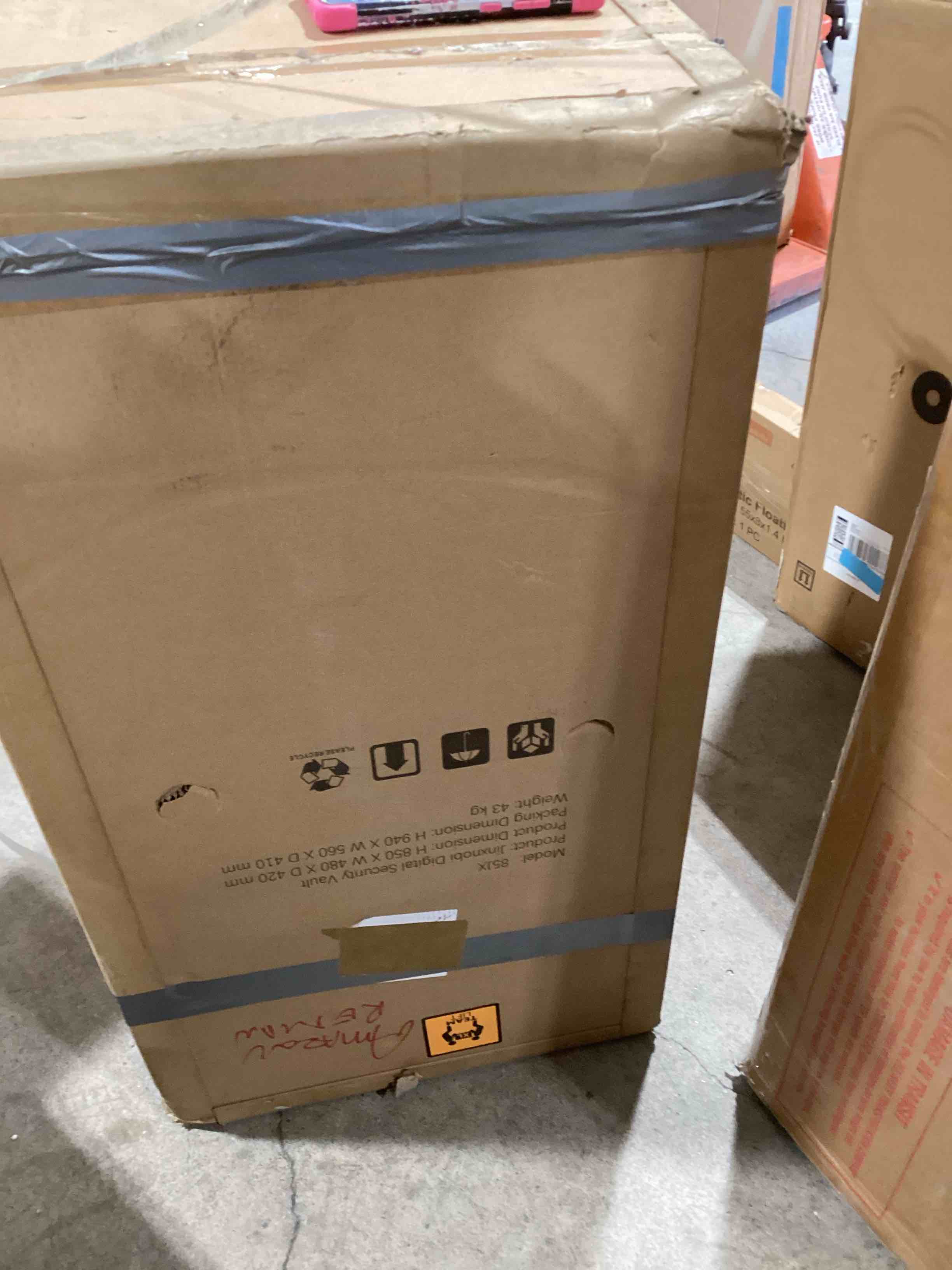 JINXNOBI Extra Large Safe Box with Big Fireproof Waterproof Safe Bag,6.05 Cubic Feet Home Safe Lock Box,33.5in Security Safe Box with Electronic Keypad Digital Lock,for Home Office Hotel,83.5lbs SIMILAR to Picture but not the same 