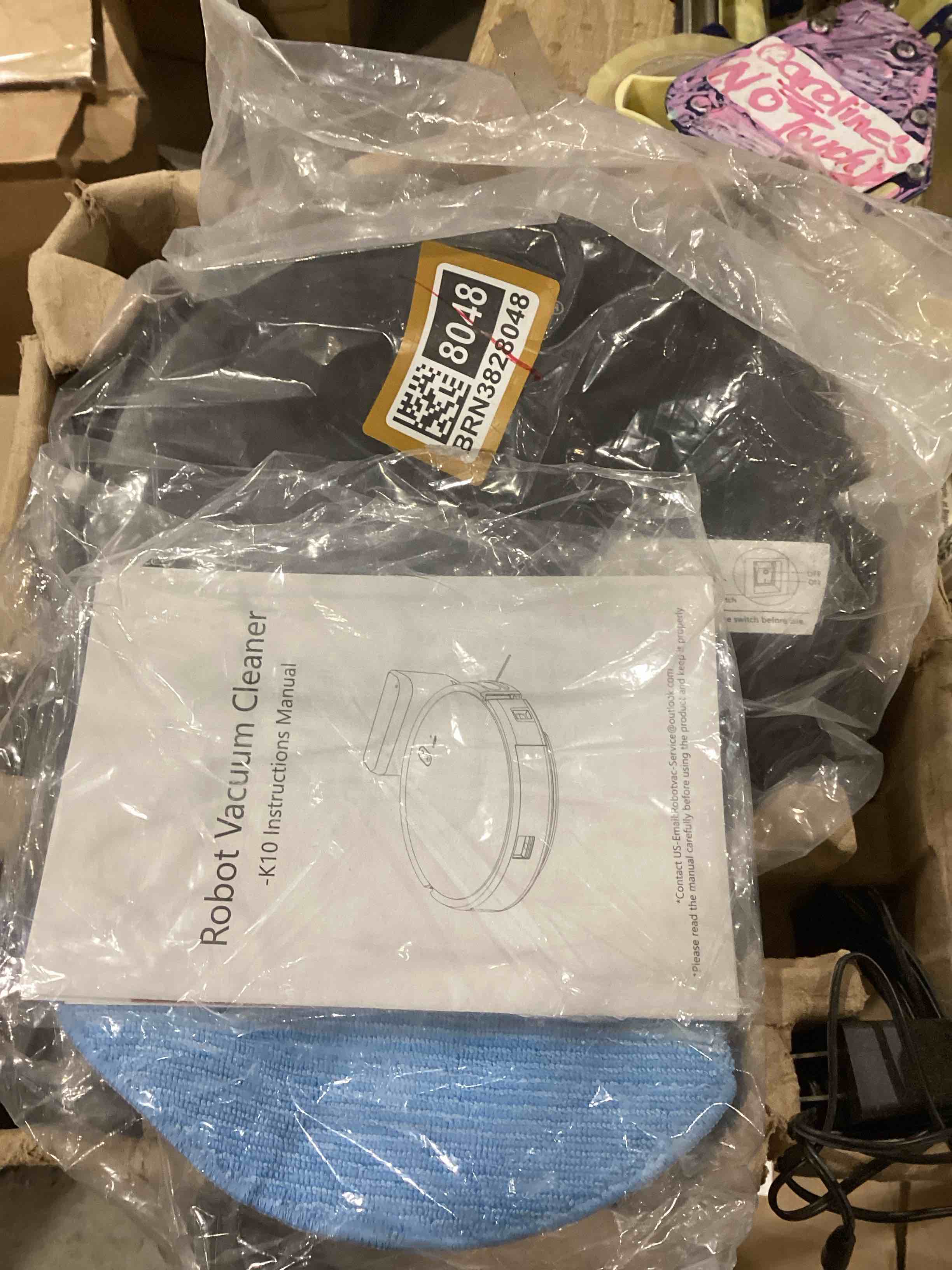 Condition photo showing As Is for Robot Vacuum and Mop Combo,4200Pa Powerful Robotic Vacuum Cleaner with Self-Charging, Home Automatic Robot Aspiradora for Hard Floor, Low Carpet, Pet Hair, App&Voice&Remote Smart Control