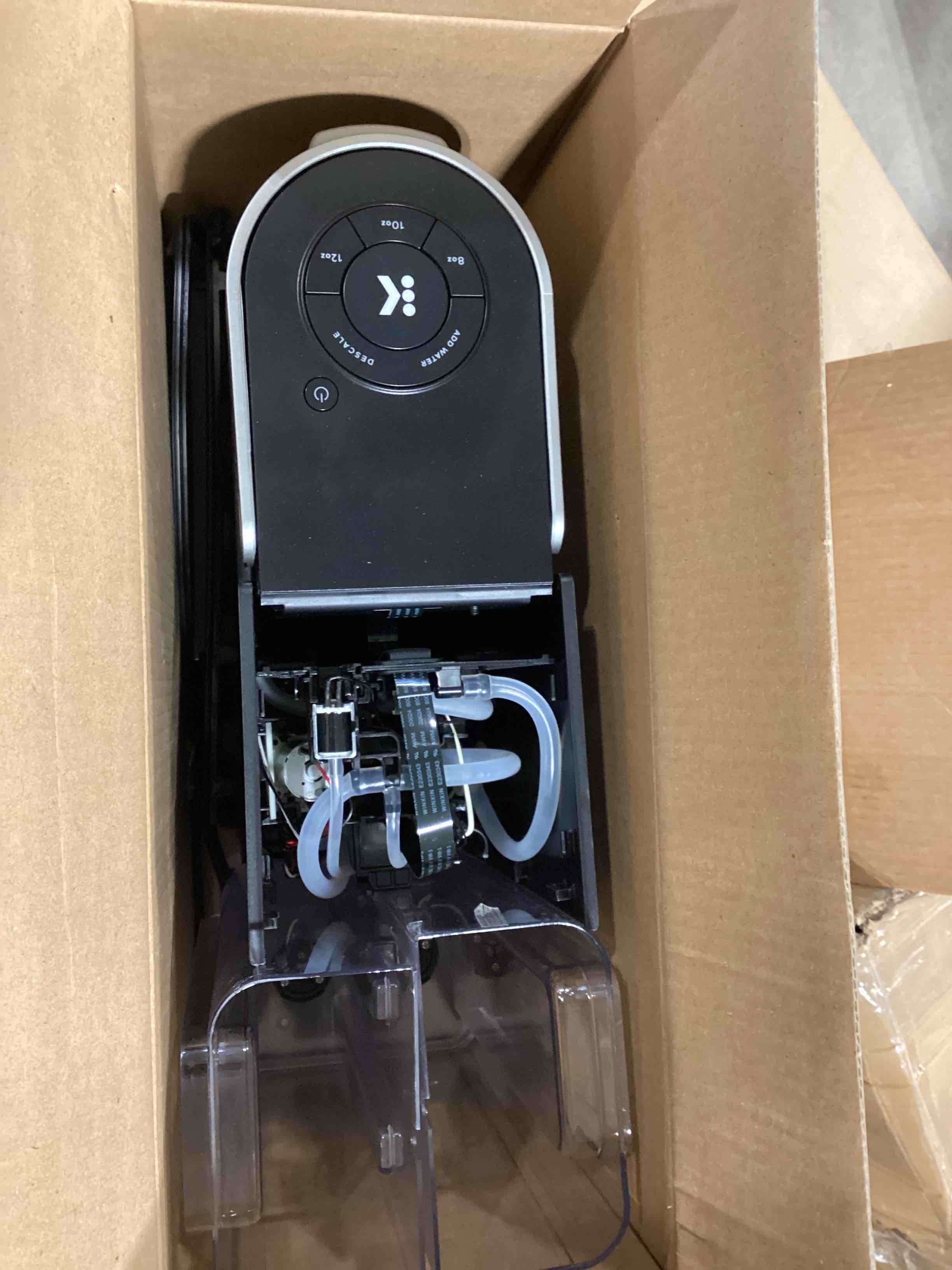 Condition photo showing As Is for Keurig K-Slim Single Serve K-Cup Pod Coffee Maker, Multistream Technology, 3 Brew Sizes, Slim and Sleek Design, 46oz Removable Reservoir, Black