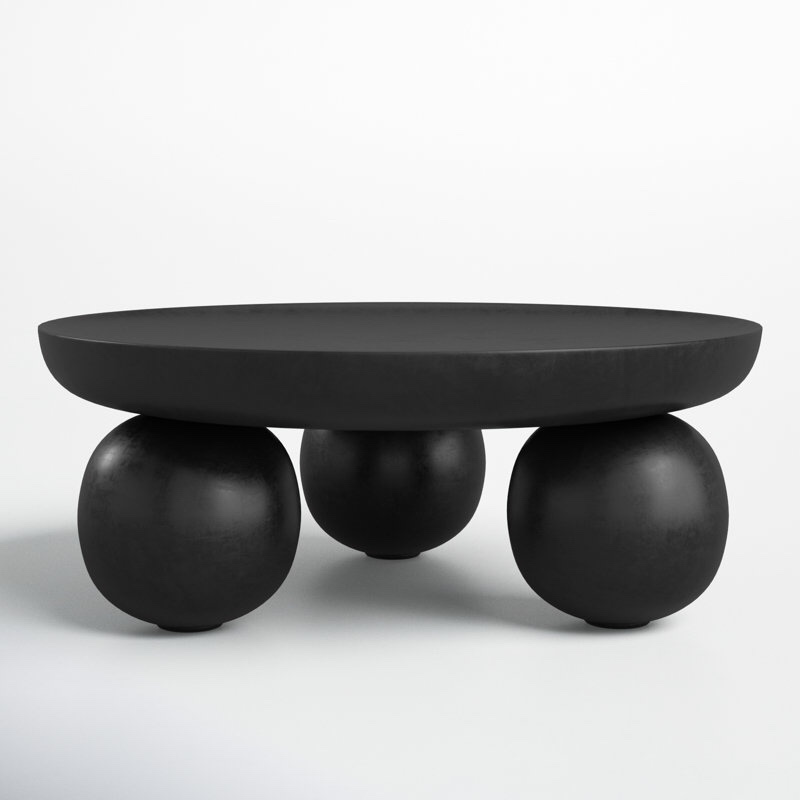 Incomplete Fitzroy Solid Wood Abstract Coffee Table