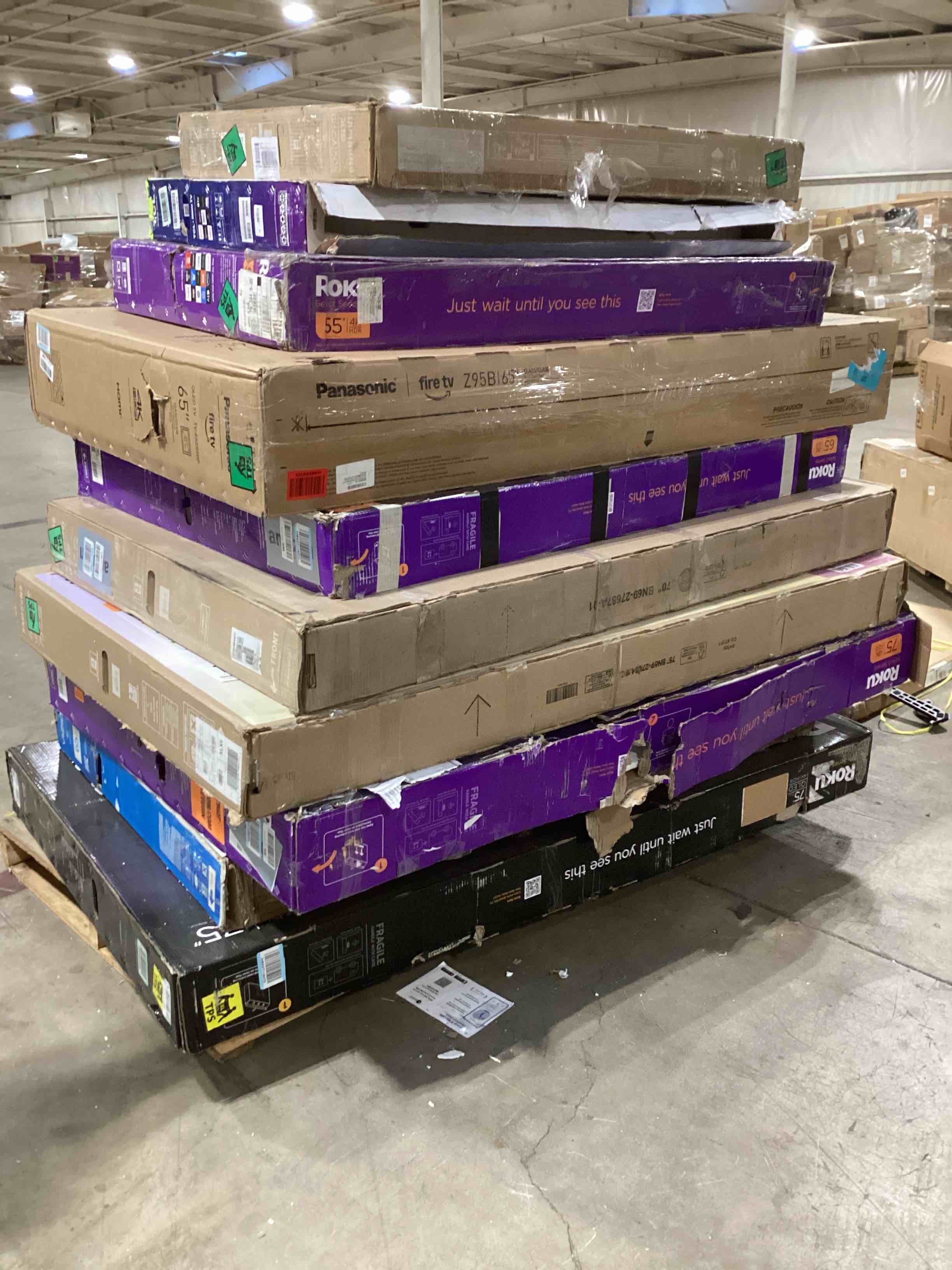 MISCELLANEOUS T.V. BRANDS for PARTS ONLY 