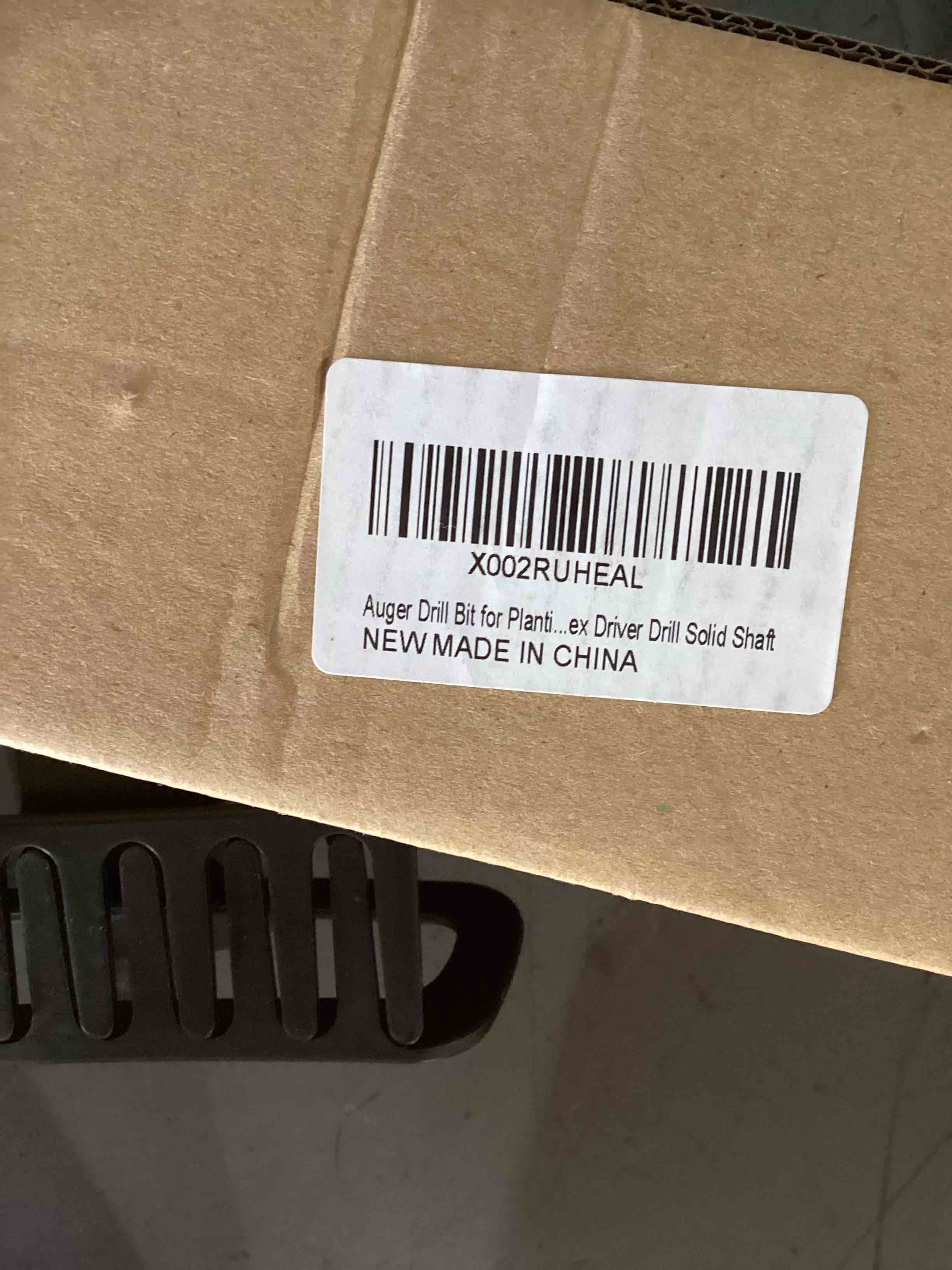 Condition photo showing As Is for 3" x 24" Garden Auger Drill Bit for Planting and Post Hole Digging - Upgraded Spiral Design, Solid Shaft - Hex Driver Drill Compatible Black 3"x24"