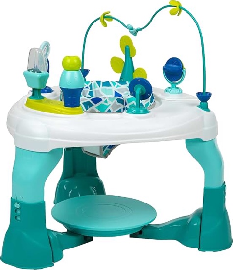 Safety 1st Grow and Go 4-in-1 Stationary Activity Center, Stained Glass