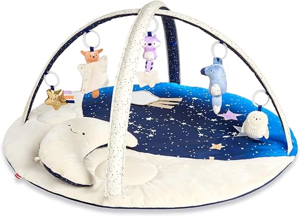 Skip Hop Tummy Time Mat, 3-in-1 Activity Baby Play Gym, Age 0+, Celestial Dreams, Grey