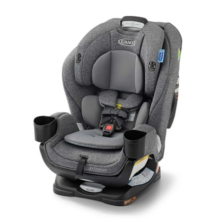 Graco Extend2Fit 3-in-1 Convertible Car Seat, Cullen Gray