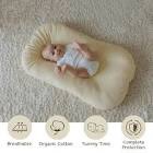 baby cushion lounger beige 